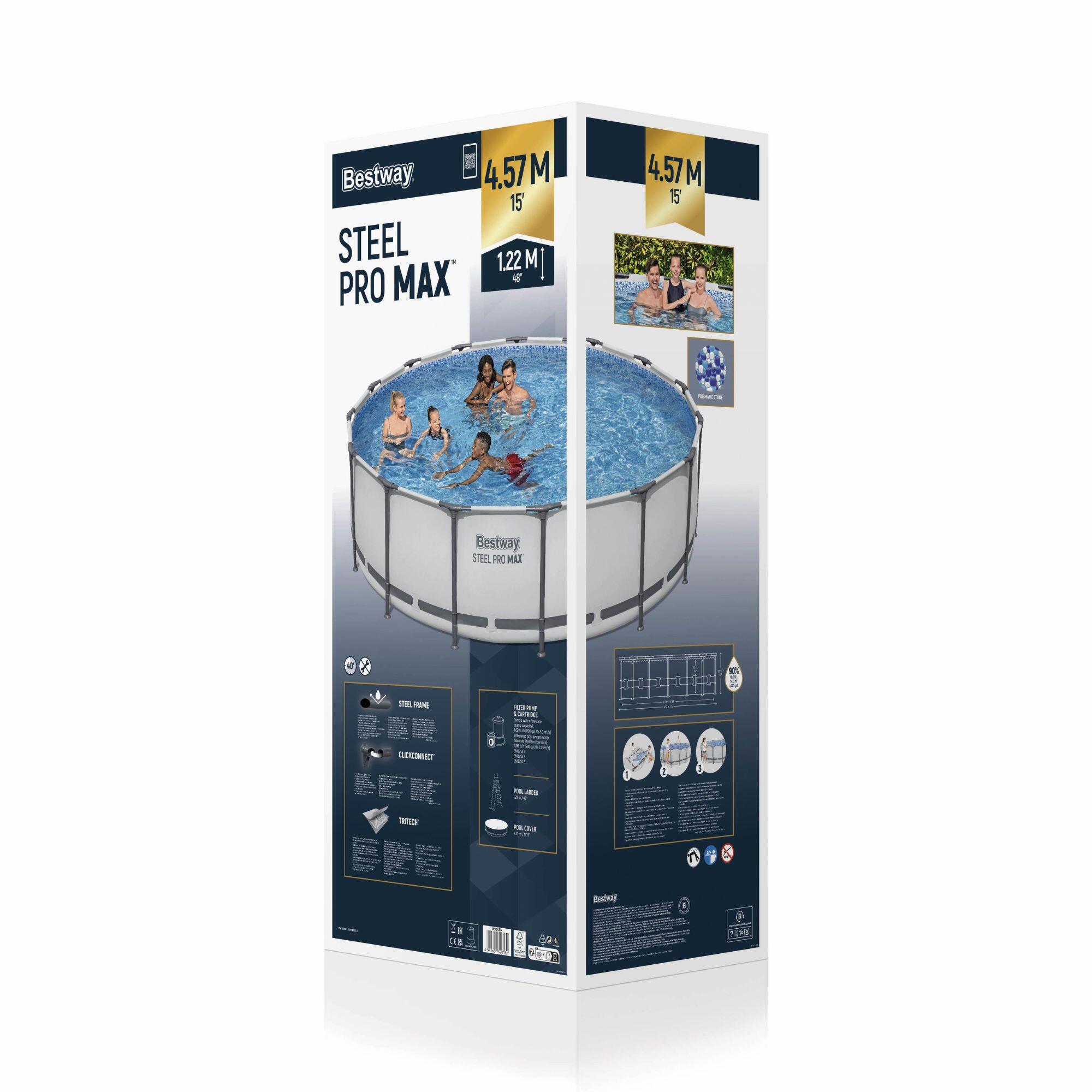 Piscina tubular redonda 457x122 cm Bestway - 5