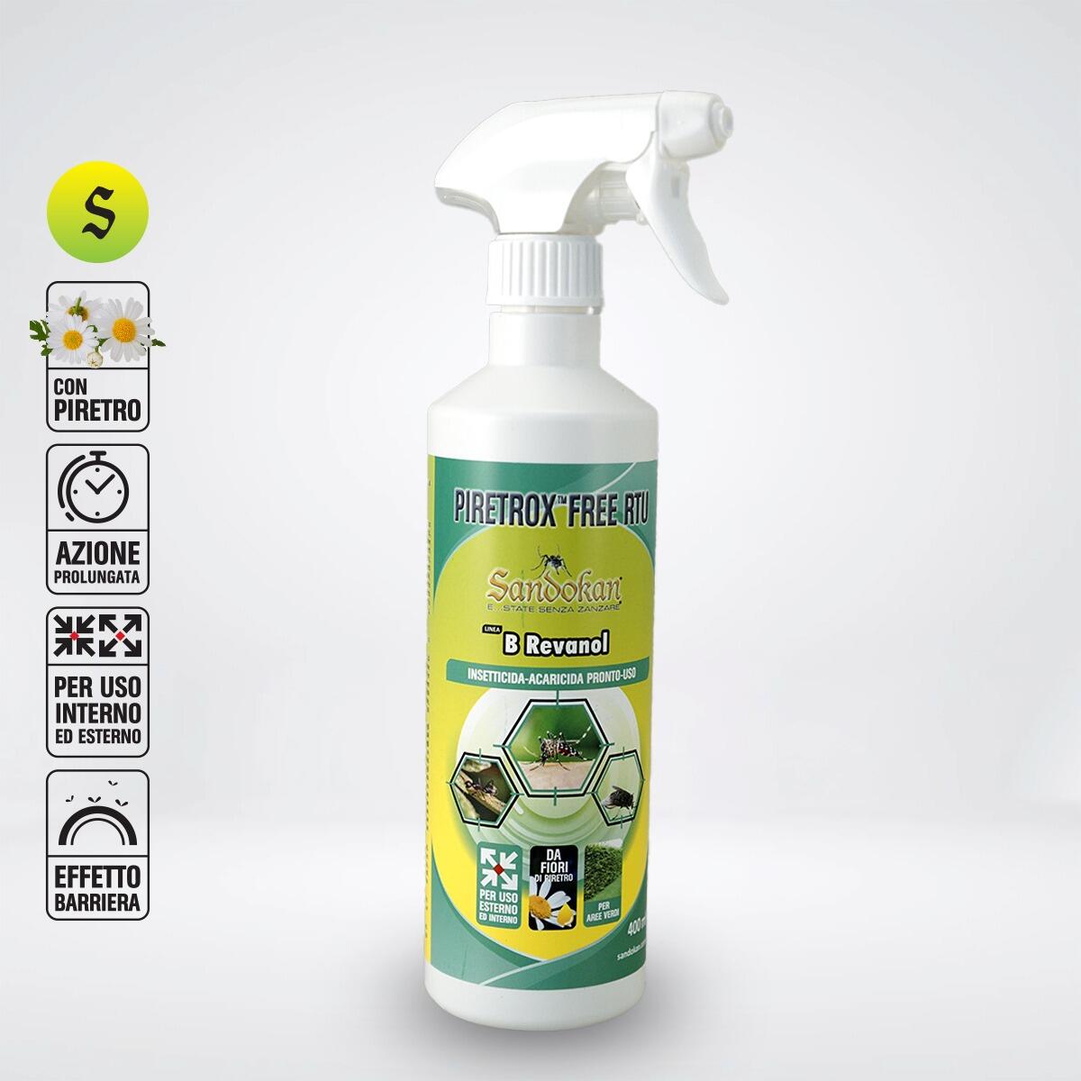 Insetticida liquido per formiche, scarafaggi e zanzare SANDOKAN 400 ML - 3