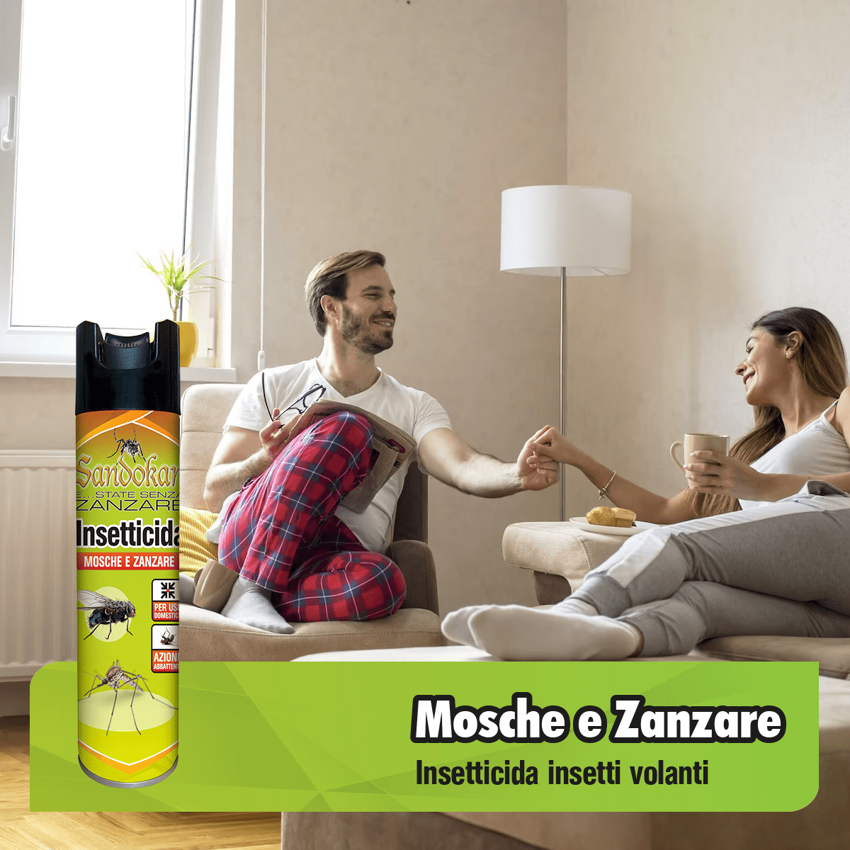 Insetticida spray per mosche e zanzare SANDOKAN 300 ml - 2