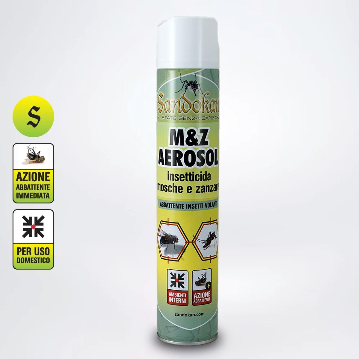 Insetticida spray per mosche e zanzare SANDOKAN 500 ml - 2