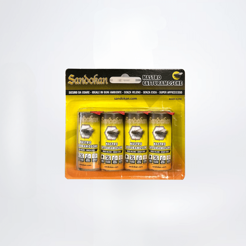 Trappola adesiva per mosche e mosche da frutta SANDOKAN, 4 pezzi - 4