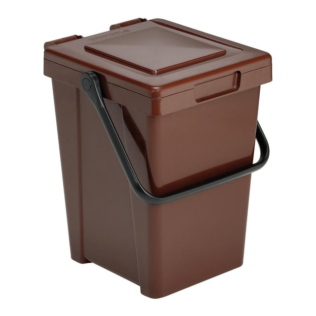 Pattumiera per raccolta differenziata Minimax manuale marrone 35 L