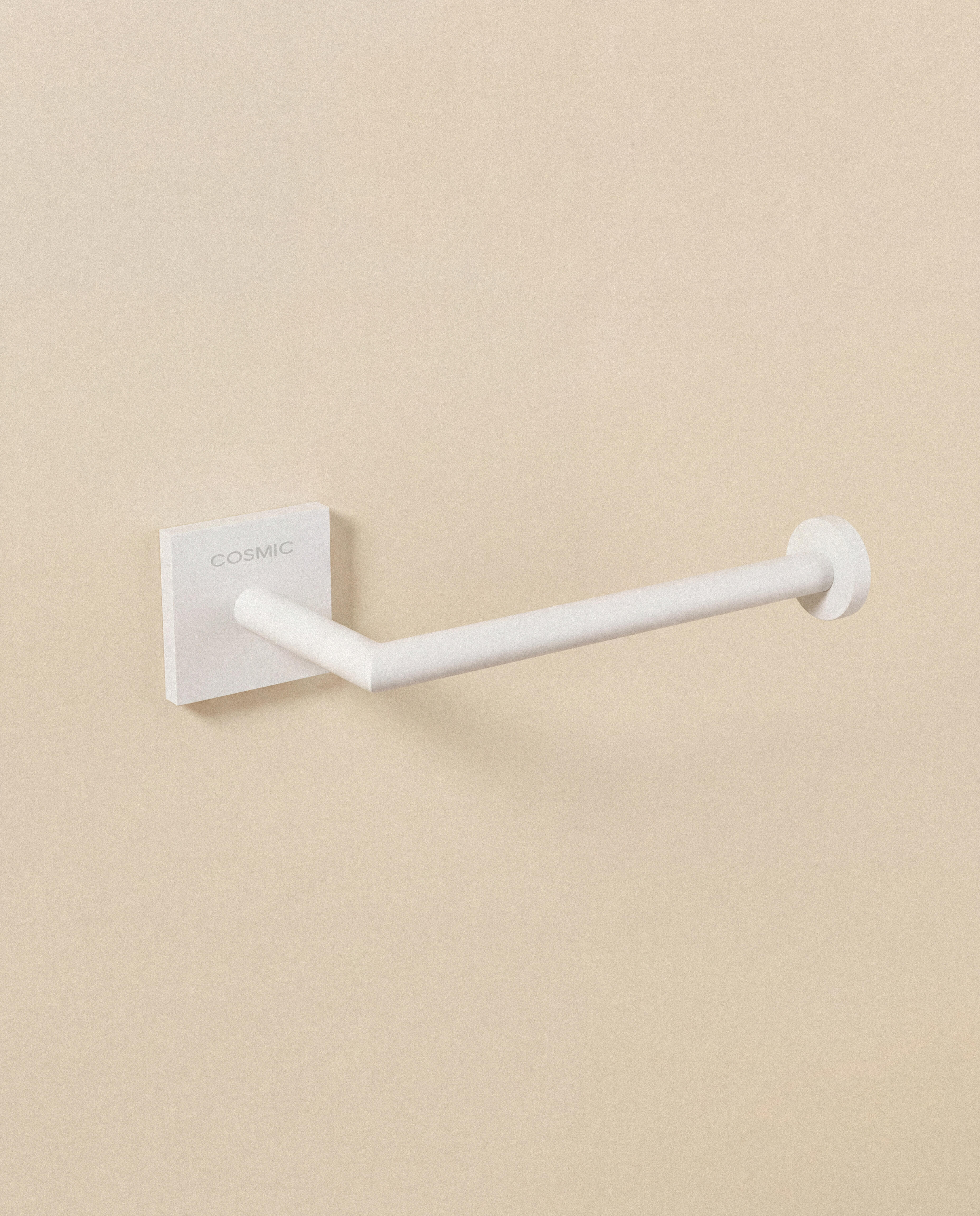 Portarrollos de papel higiénico Link blanco adhesivo - 2