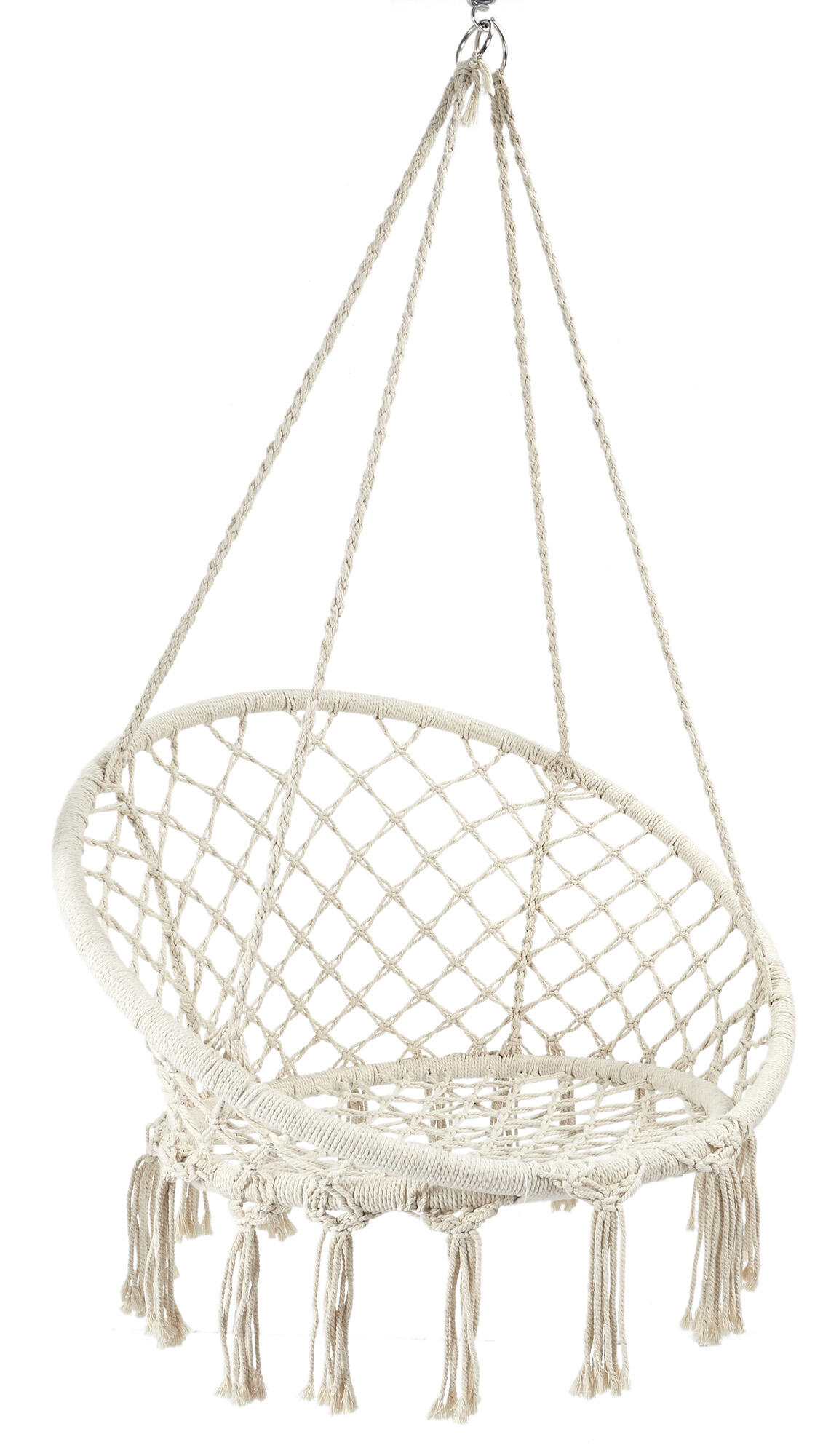 sillon de jardin sin cojin de acero beige the home deco factory