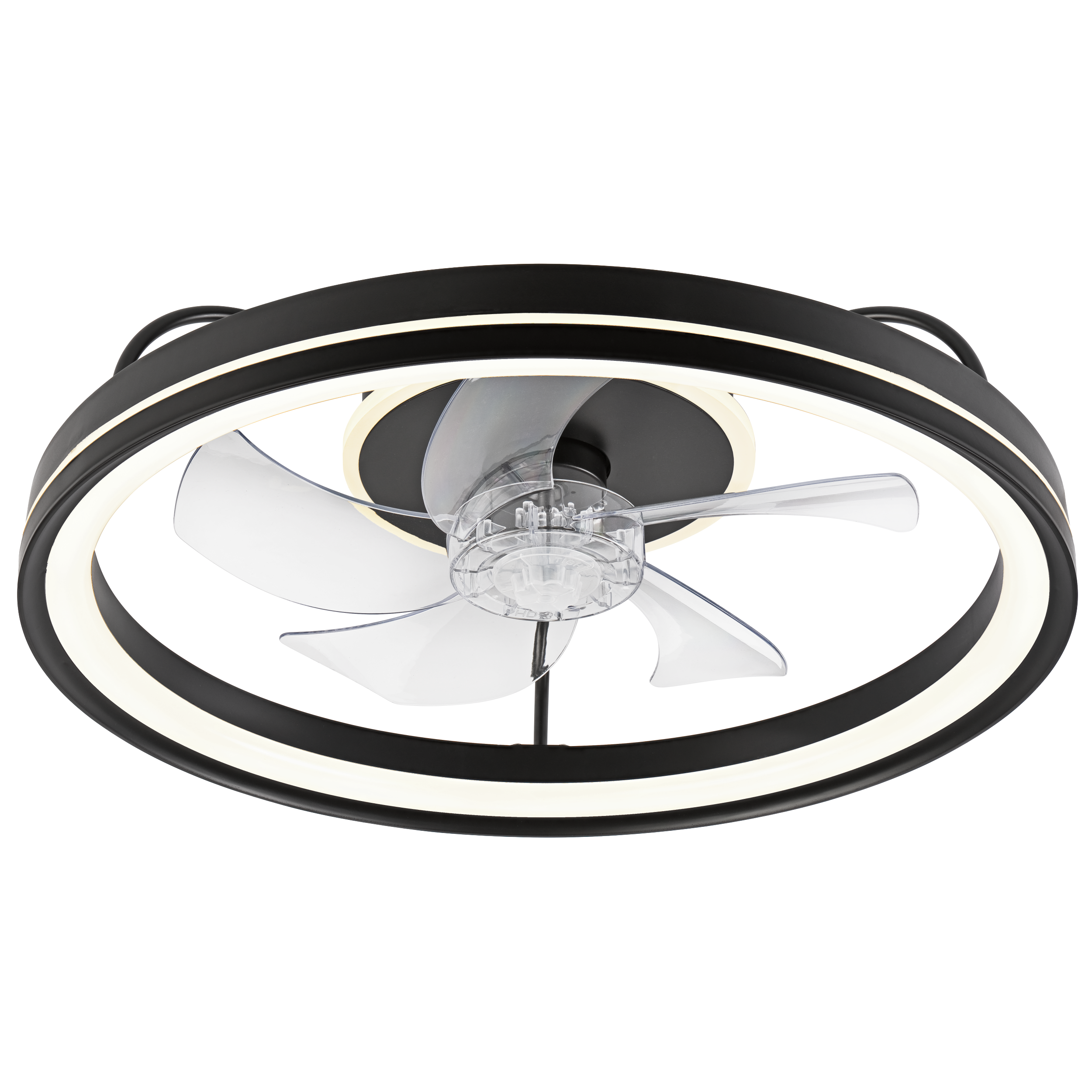Lampowentylator Fargo 4000 lm 40 W ciepła barwa czarny LED Lamkur