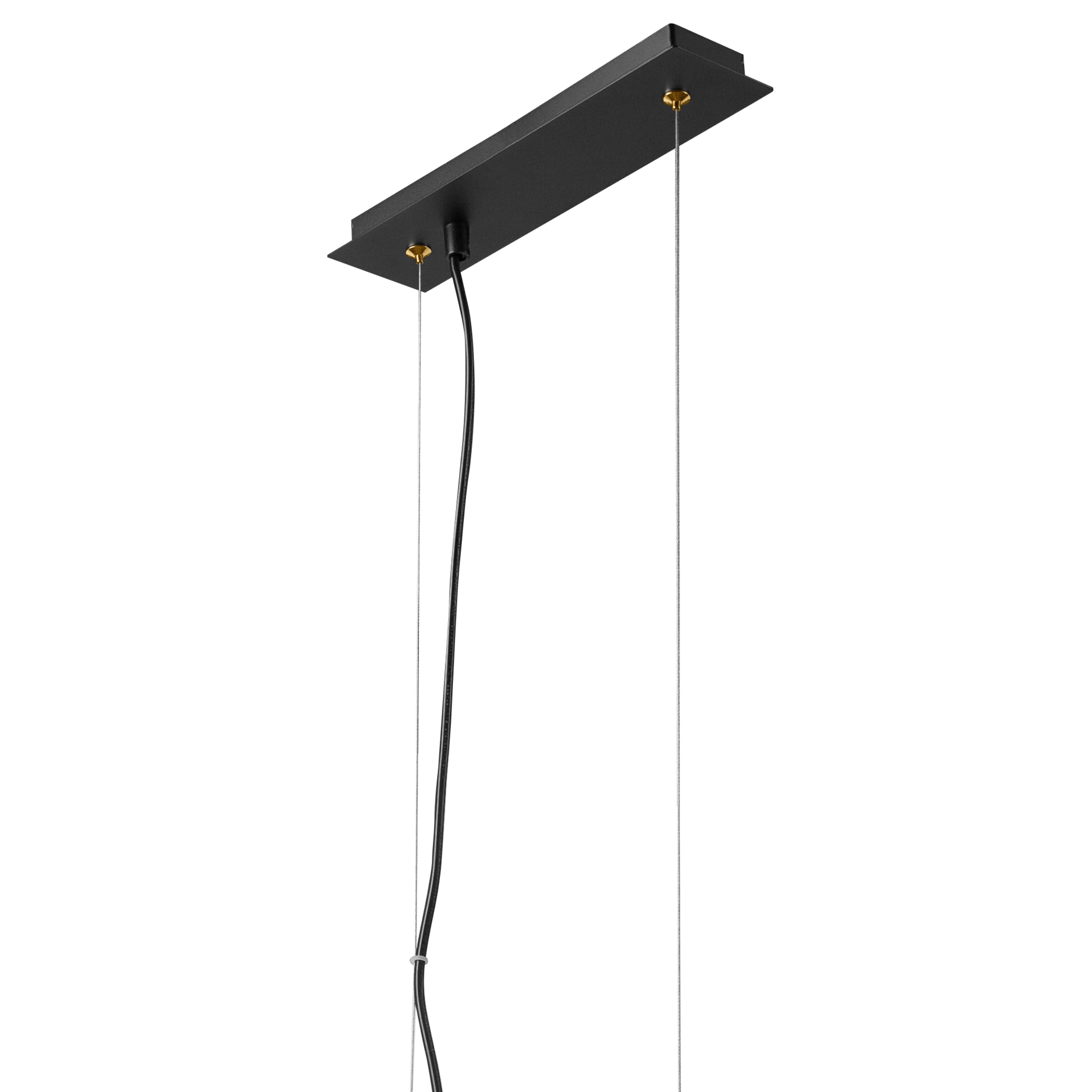 Lampa wisząca Eloise 3xE14 czarno-złota Lamkur