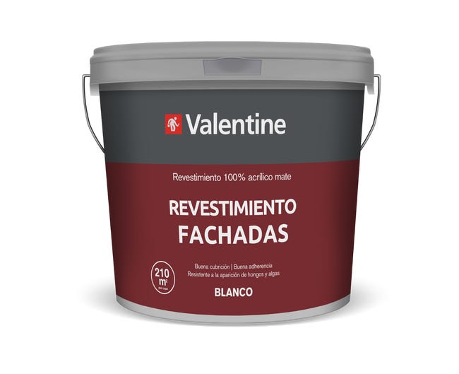 REVESTIMIENTO FACHADAS MATE VALENTINE 15L BCO Obramat revestimiento-fachadas-mate-valentine-15l-bco-obramat