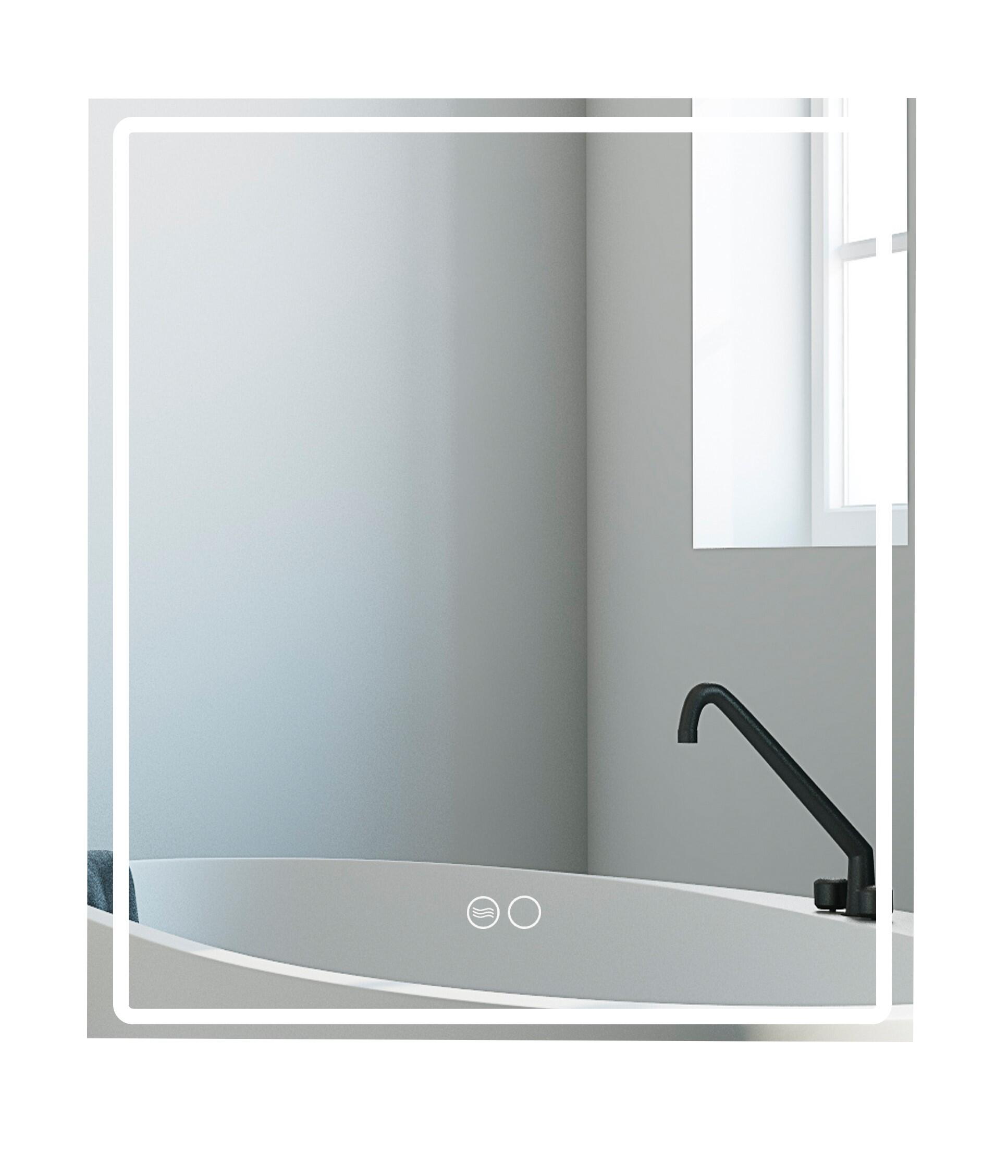 ESPEJO DE BAÑO CON LUZ LED MARC 60X80CM - 2