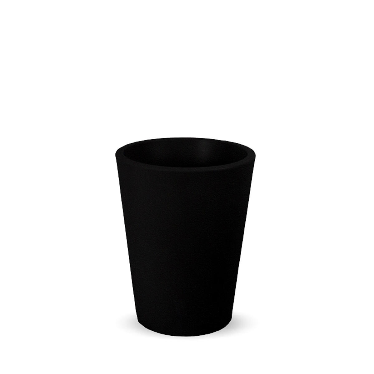 Maceta redonda de polietileno newgarden gerbera ø 50 cm y 59 cm altura negro