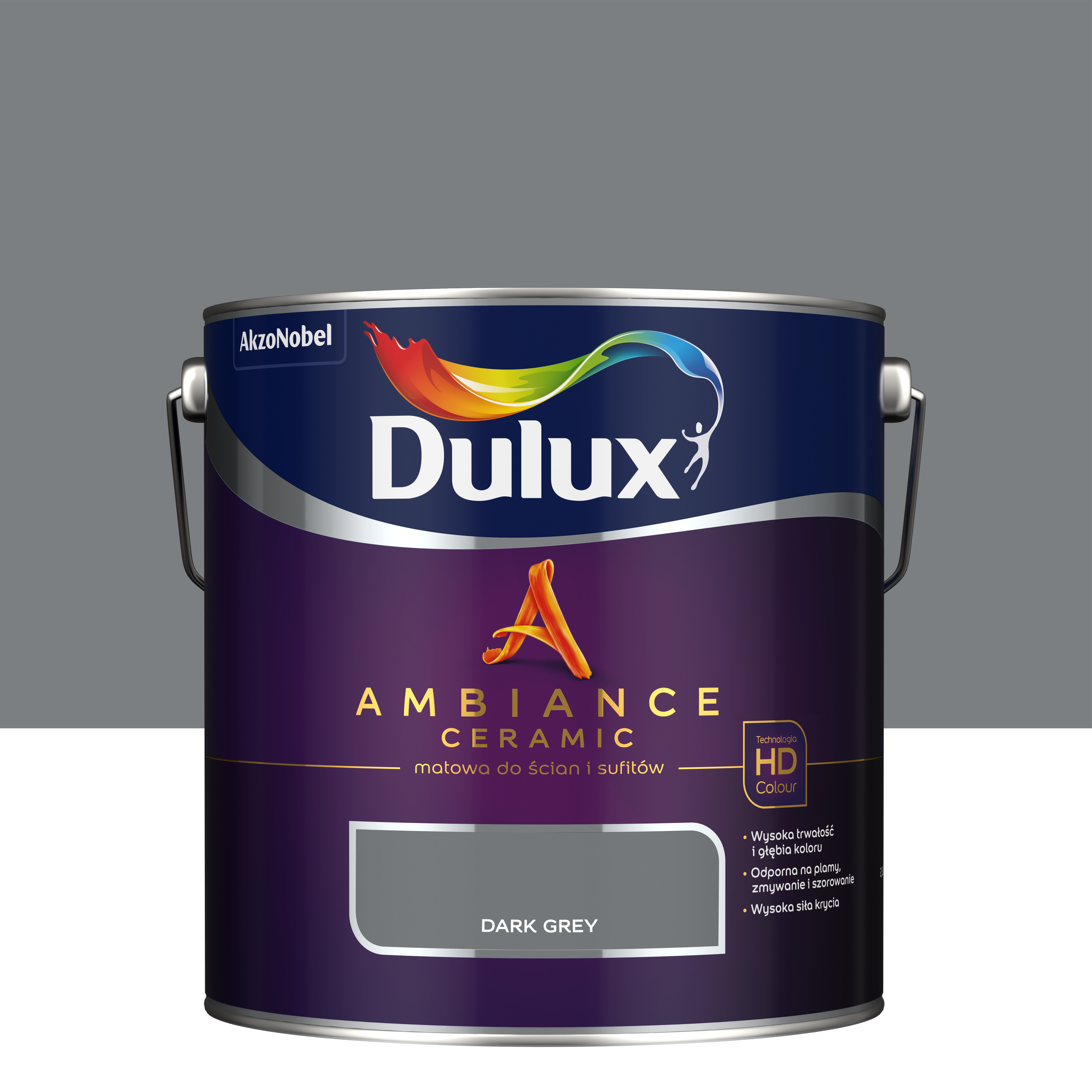 Farba Dulux Ambiance Ceramic Dark Grey 2.5 l
