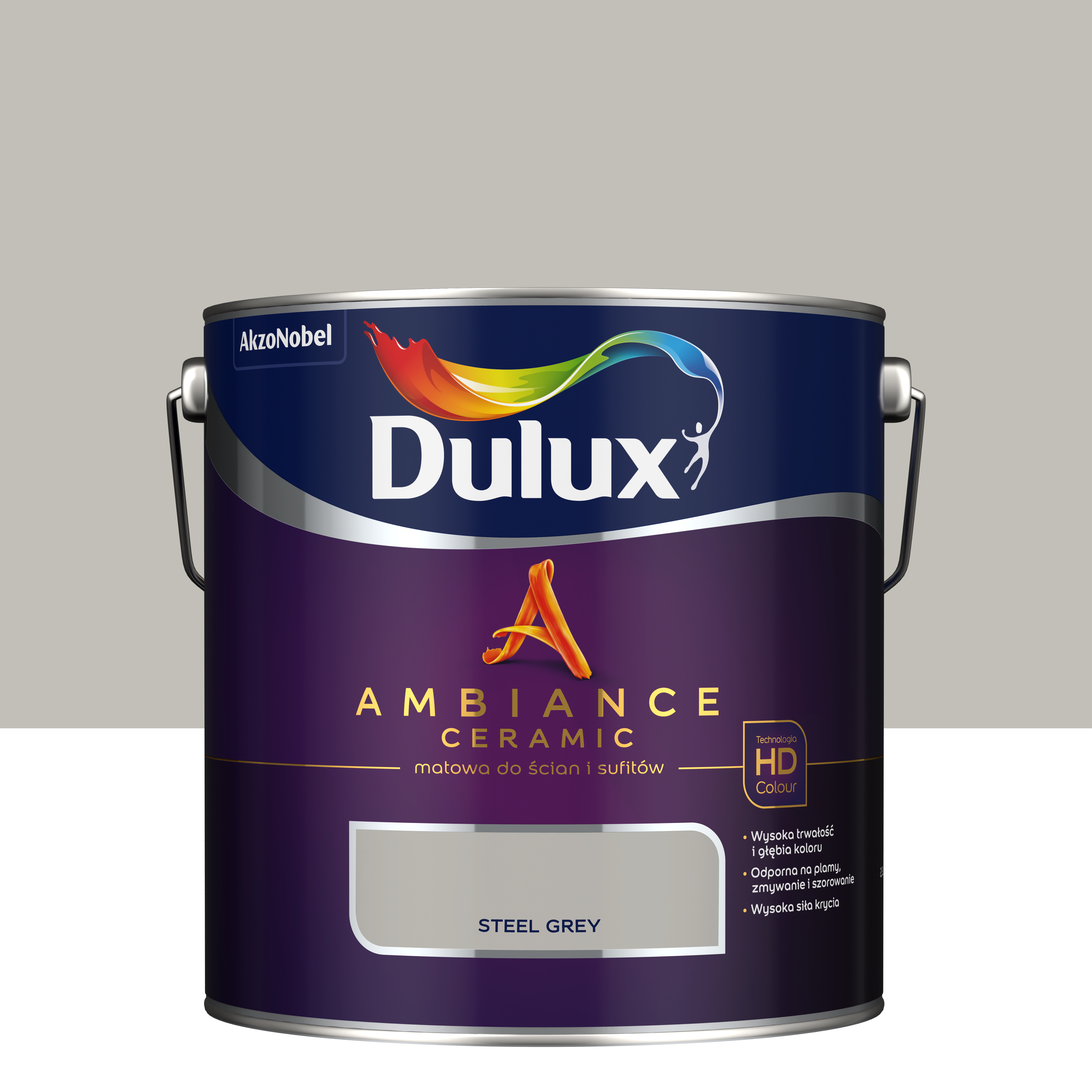 Farba Dulux Ambiance Ceramic Steel Grey 2.5 l