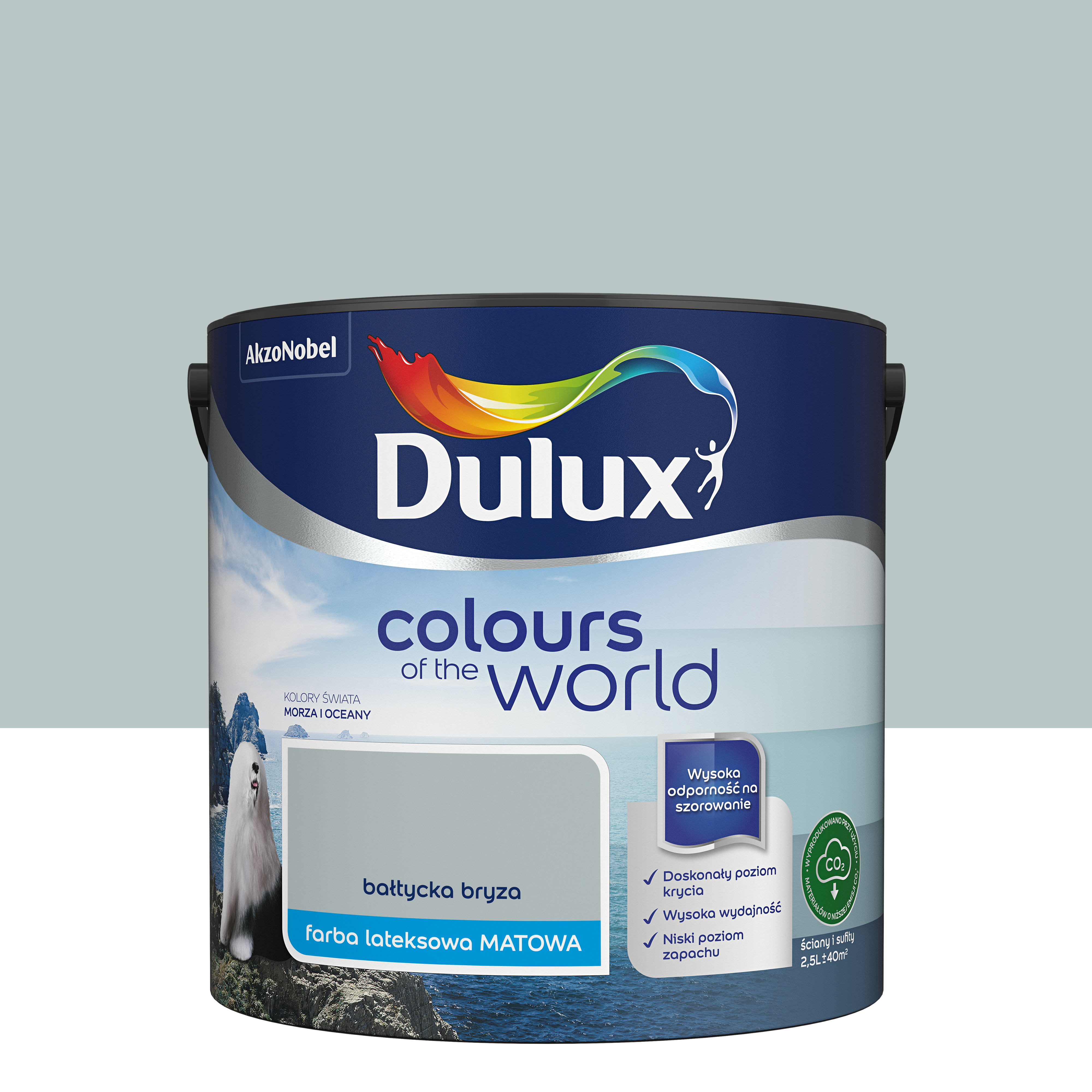 Farba Dulux Kolory świata Bałtycka bryza 2.5 l