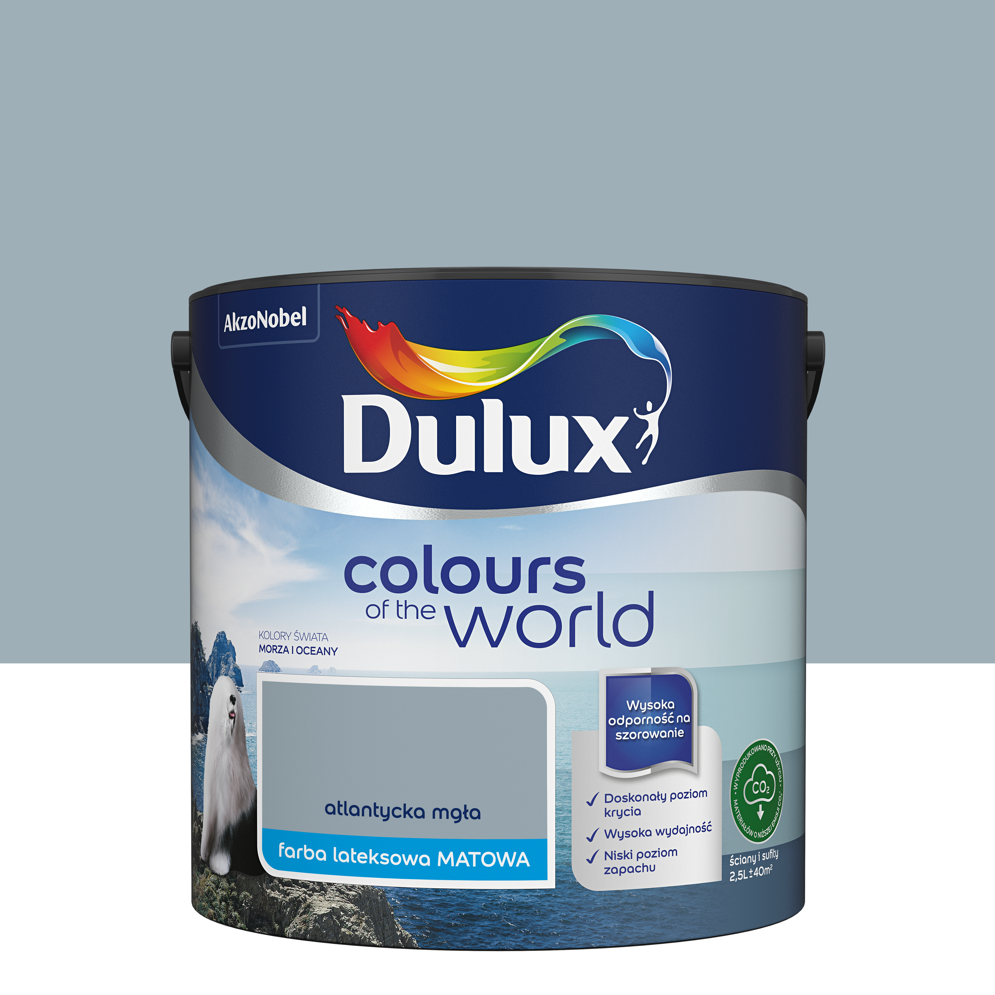 Farba Dulux Kolory świata Atlantycka mgła 2.5 l