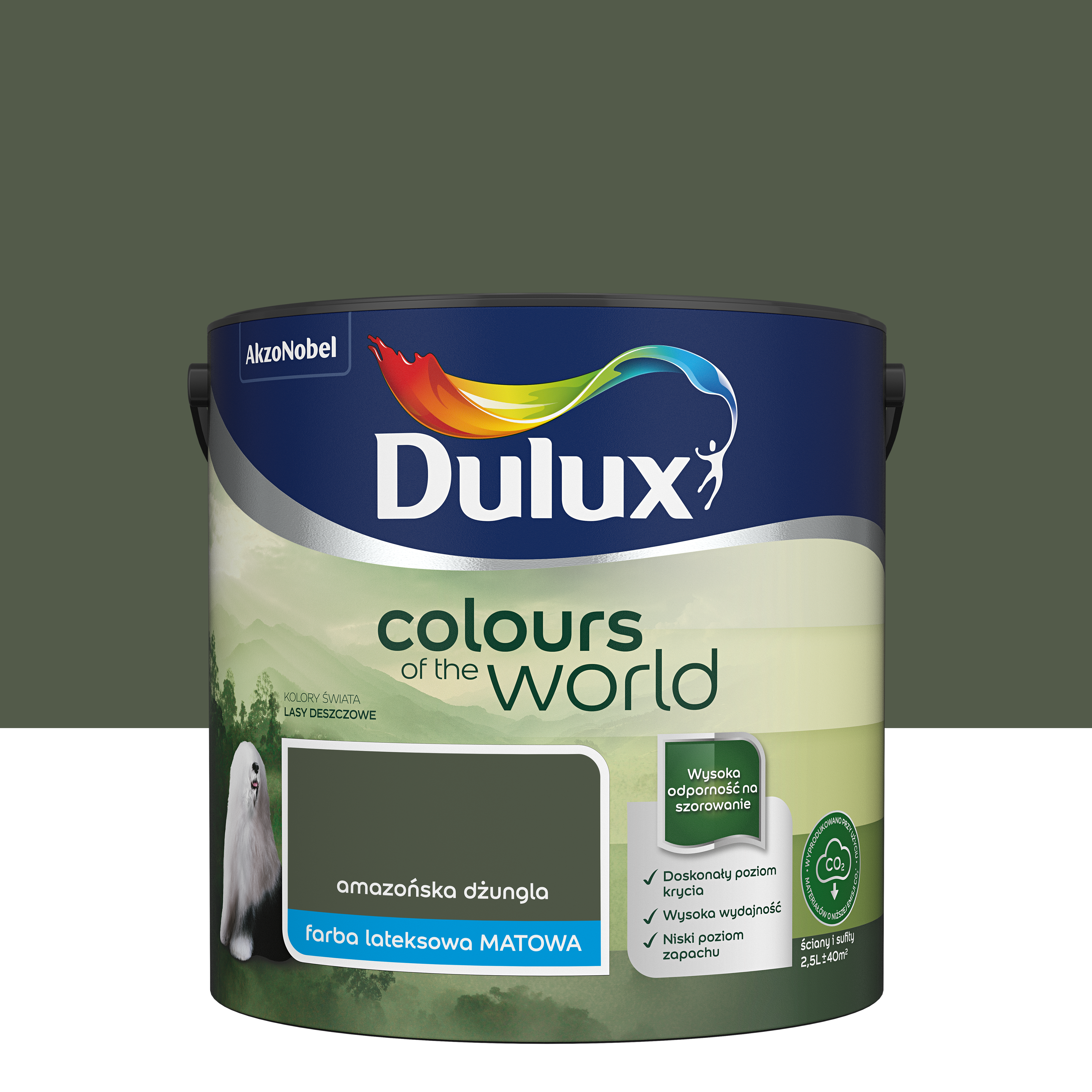 Farba Dulux Kolory świata Amazońska dżungla 2.5 l