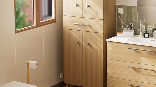 Optimiza cada rincón con nuestros muebles auxiliares de baño