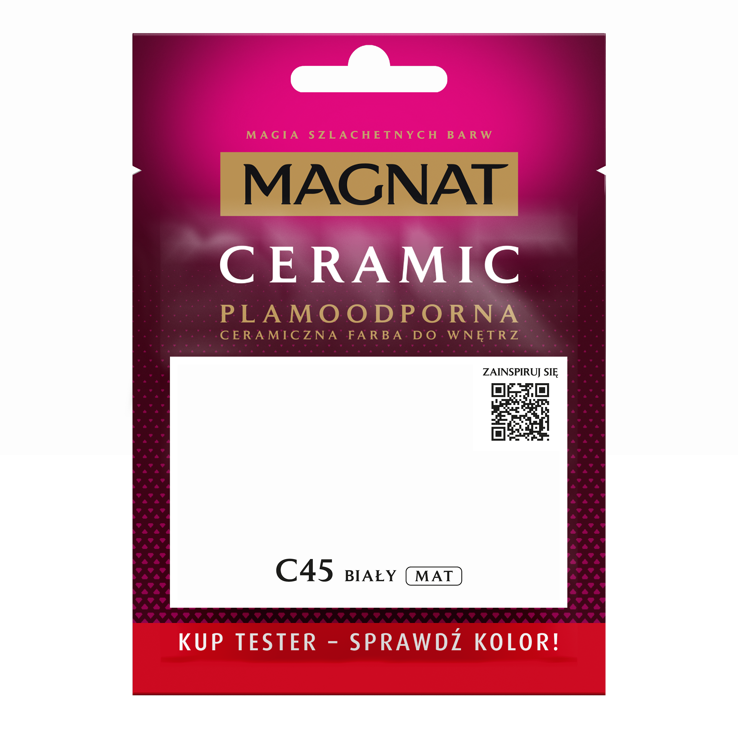 Tester farby Magnat Ceramic Biały 30 ml