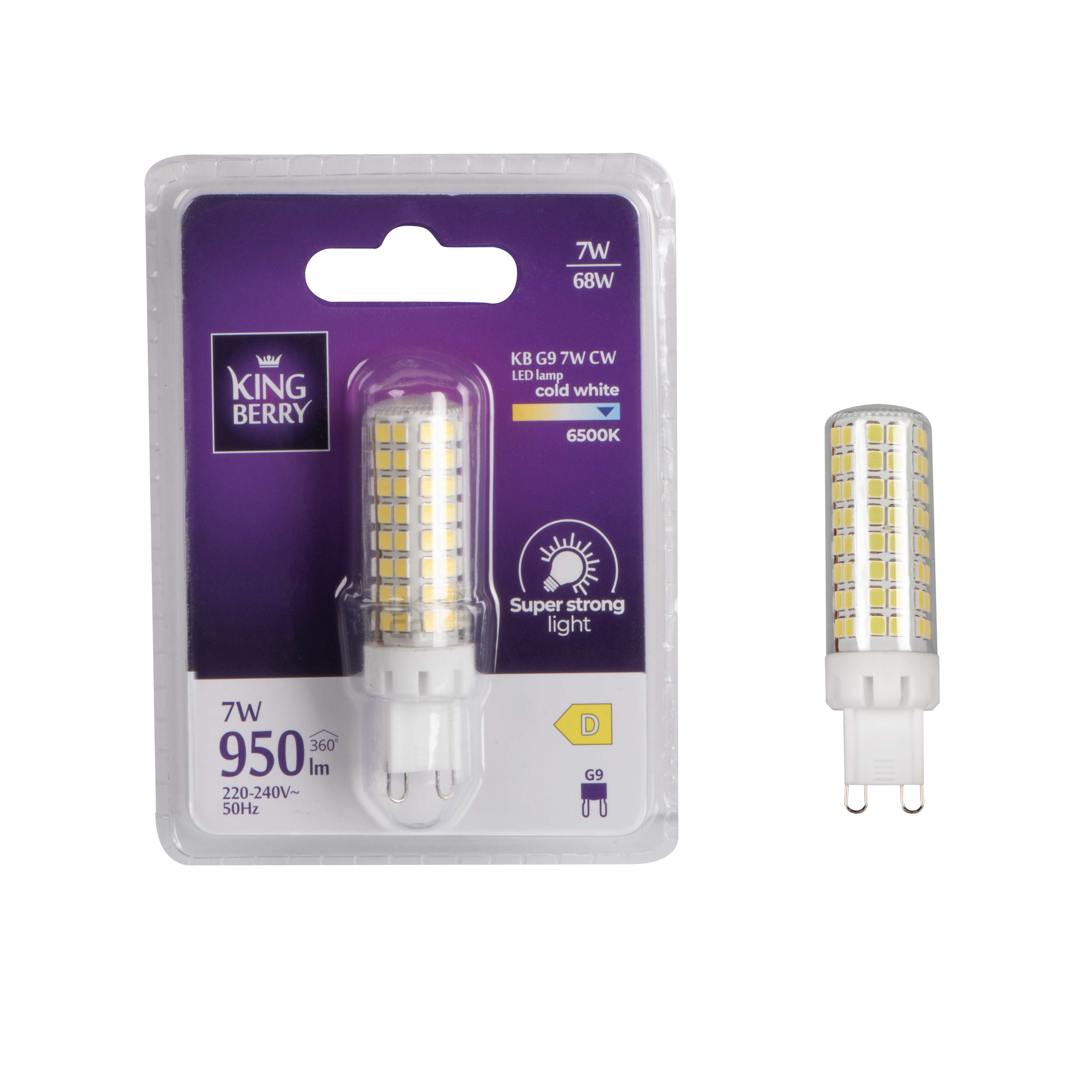 Żarówka LED G9 7 W 950 lm Zimna biel Kanlux