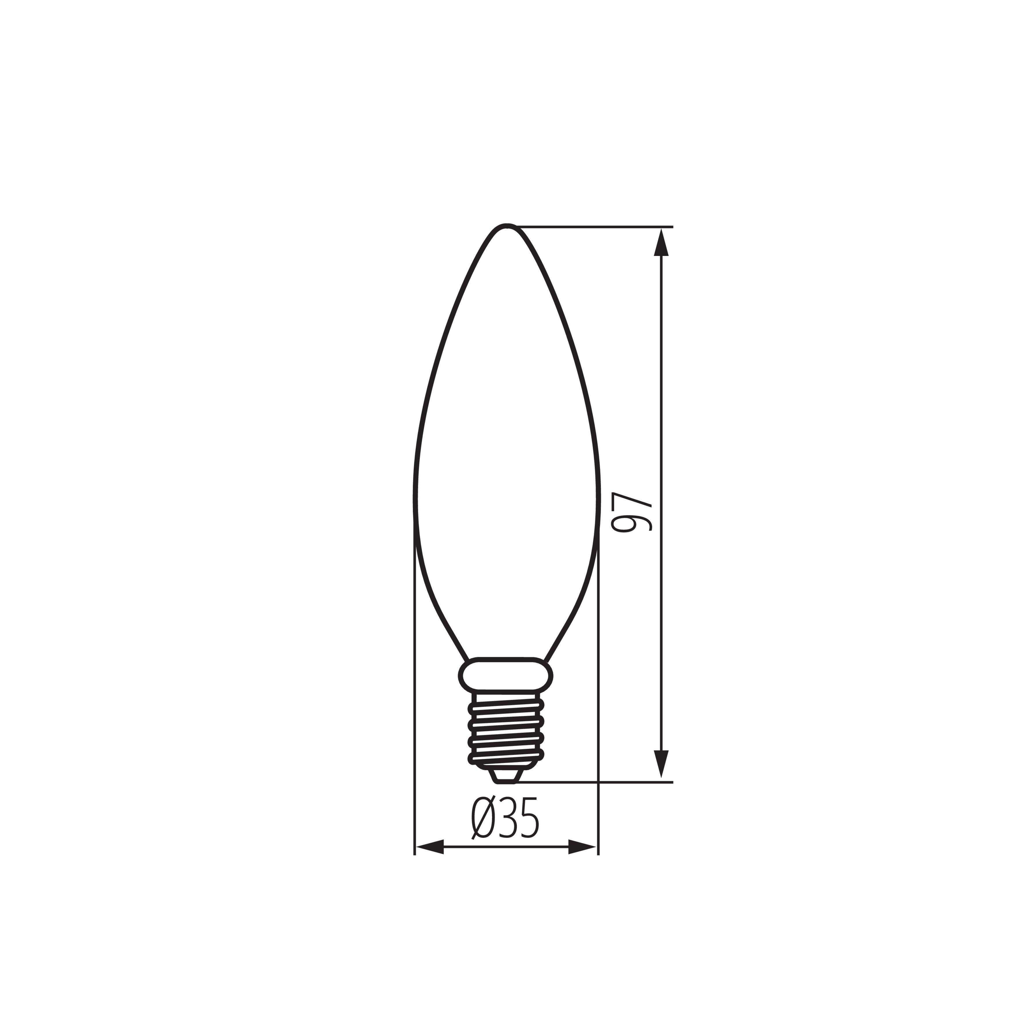 Żarówka LED E14 7 W 1055 lm Neutralna biel Kanlux