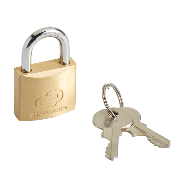 Cadenas avec clé STANDERS laiton, l.30 mm