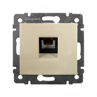 Πρίζα τηλεφώνου RJ11 κρεμ...