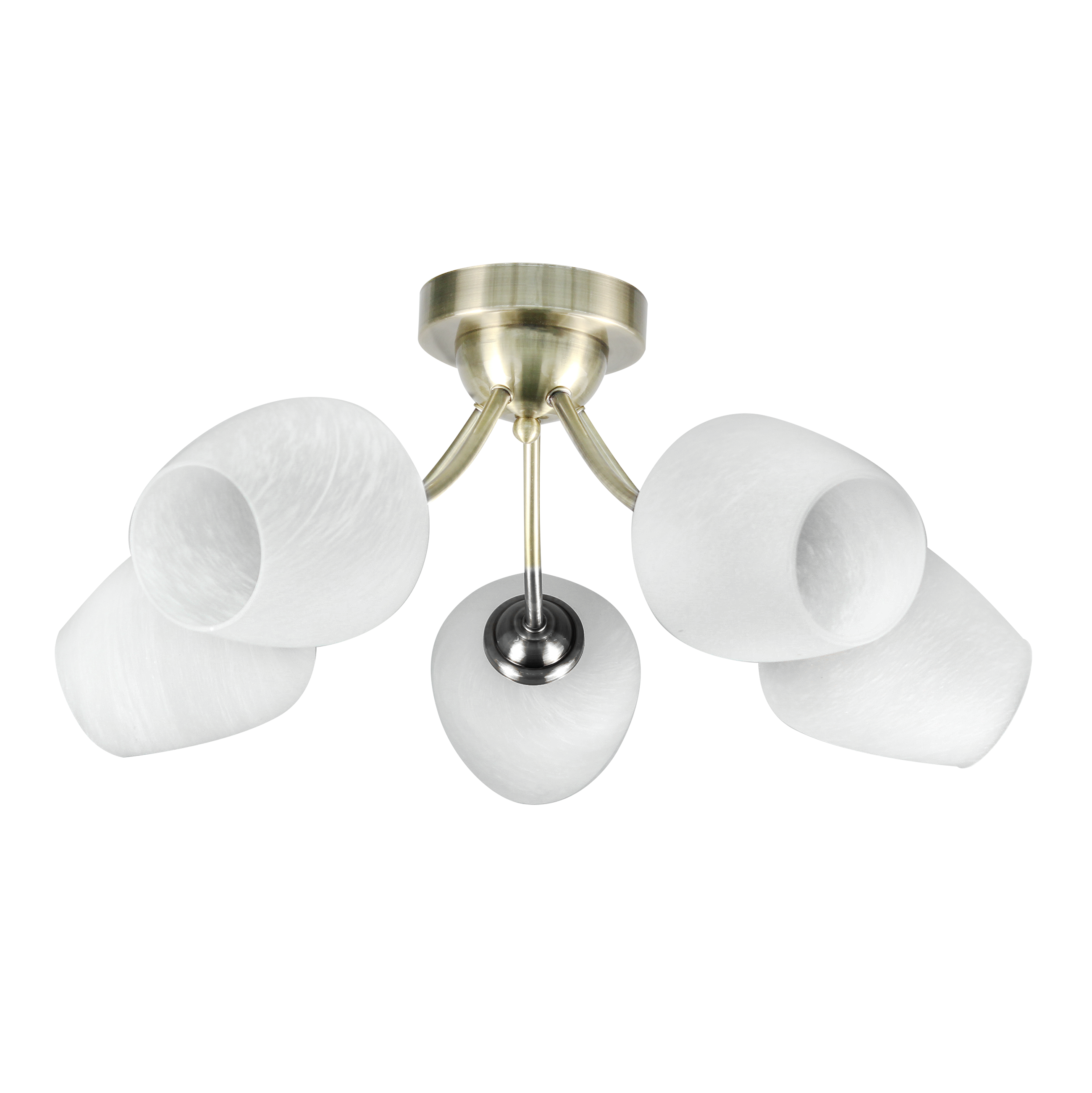 Lampa sufitowa Zina 5 x E27 patyna Candellux