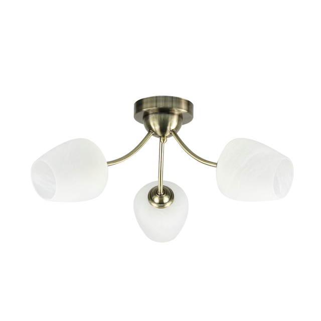 Lampa sufitowa Zina 3xE27 patyna Candellux