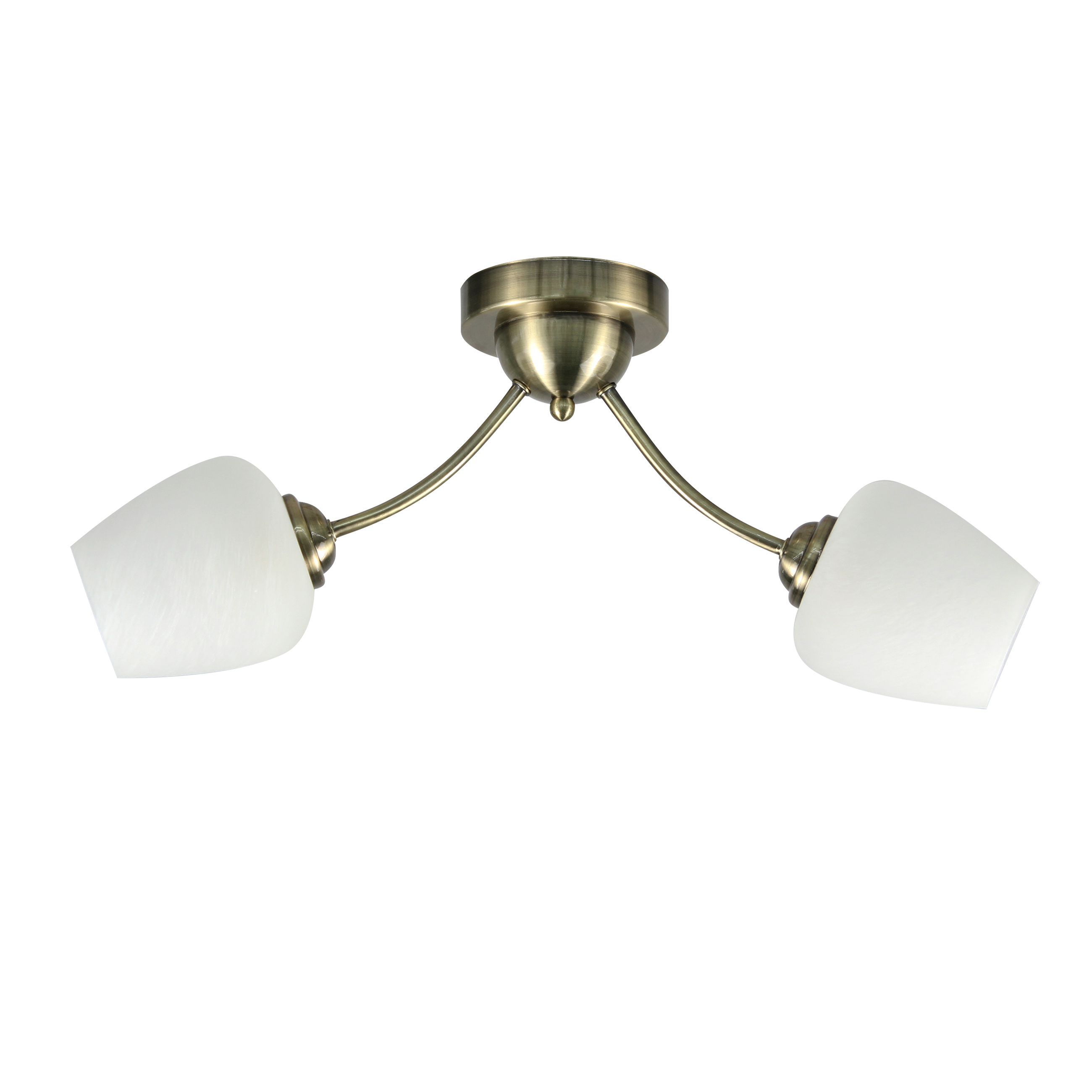 Lampa sufitowa Zina 2xE27 patyna Candellux