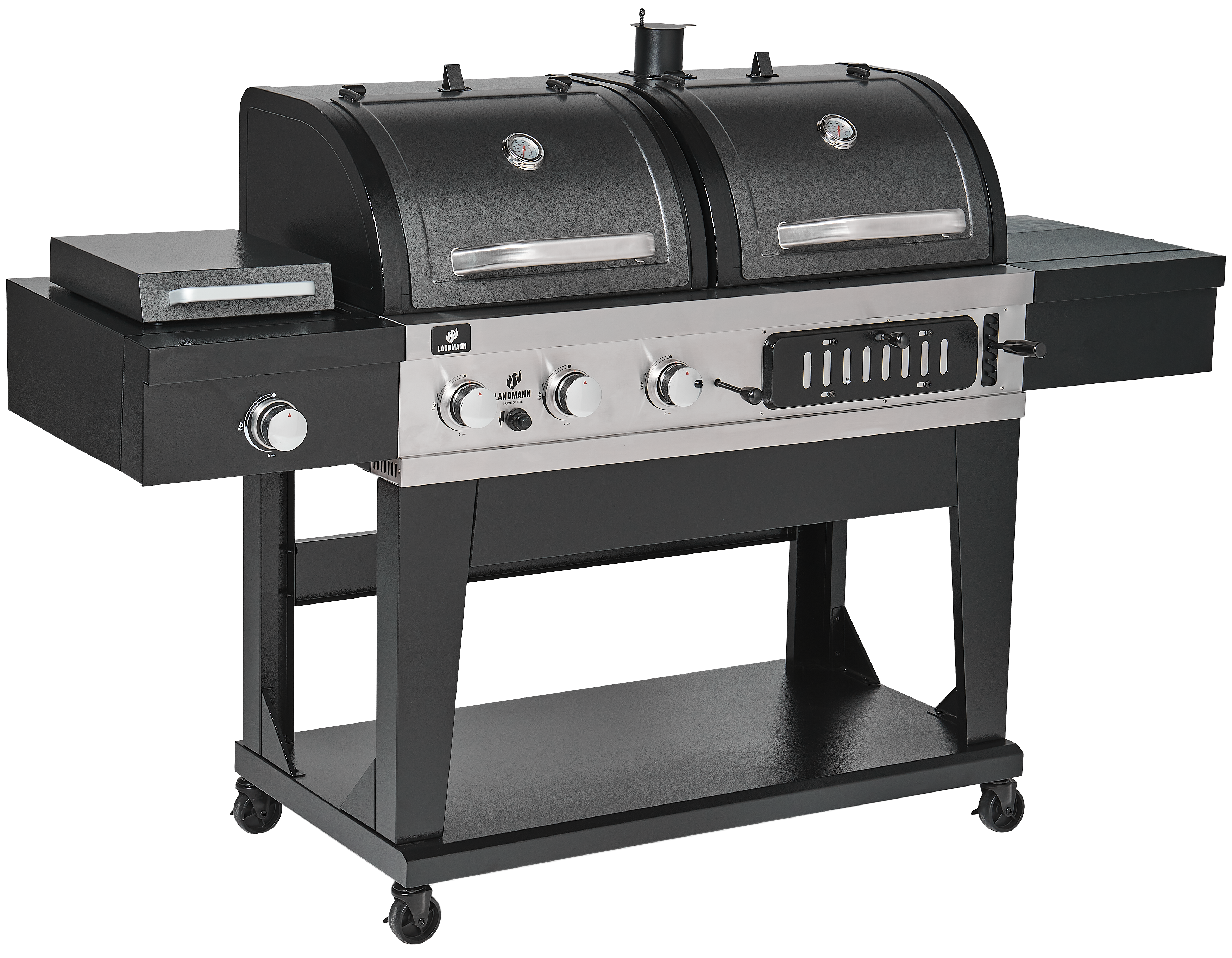 Grill hybrydowy gaz + węgiel Falcon 3 12,3 kW 3 palniki Landmann