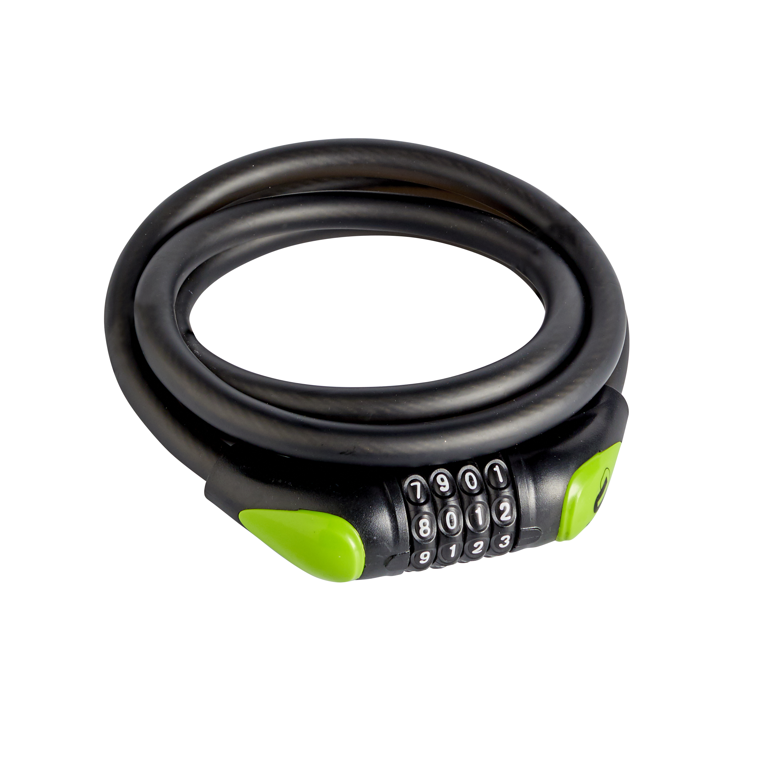 Cable antirrobo con código de acero de 1.6 m de longitud y 12 mm de ø