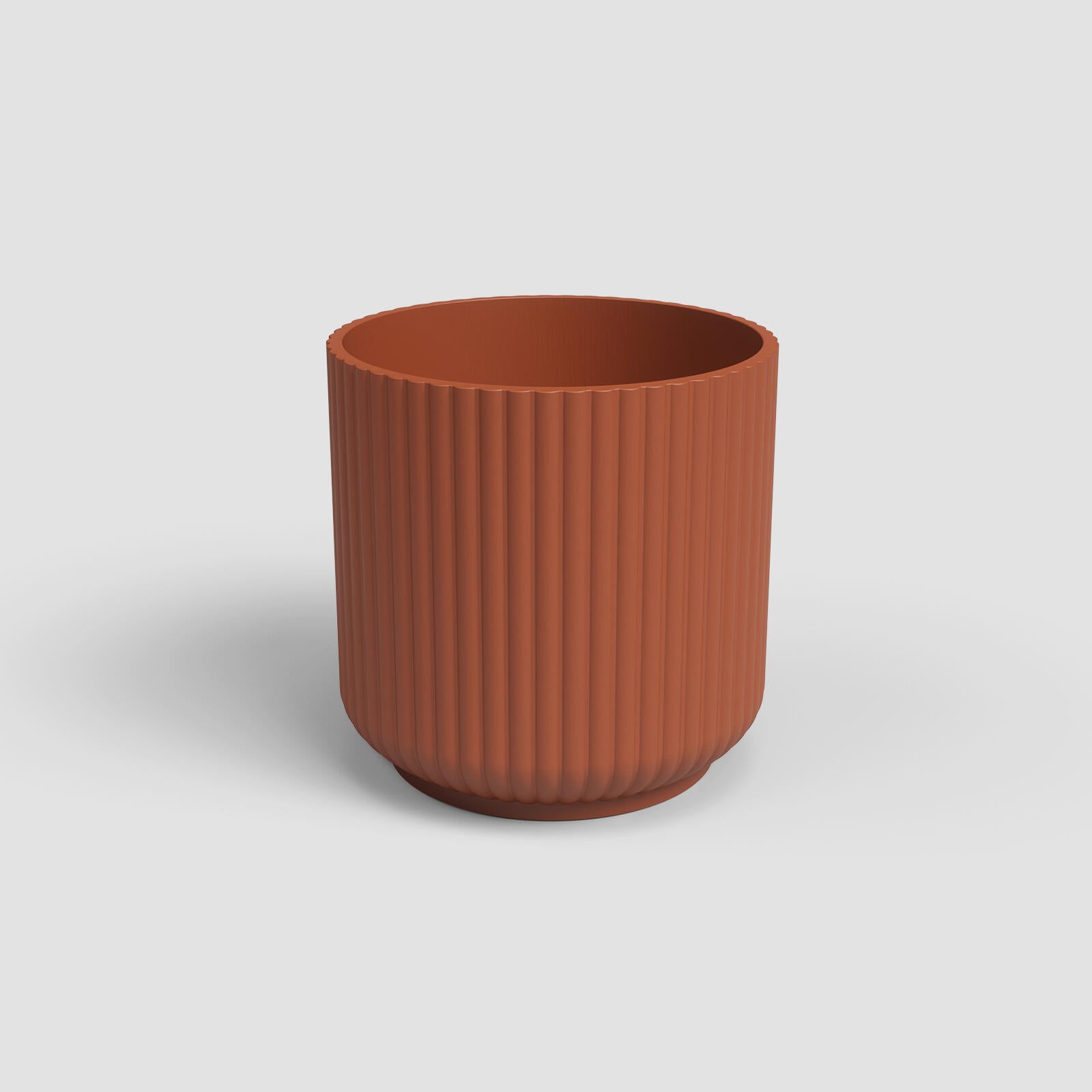 Coprivaso Caspo' ALMAS S.A. in ceramica terracotta H 6.5 x ø 7 cm - 2