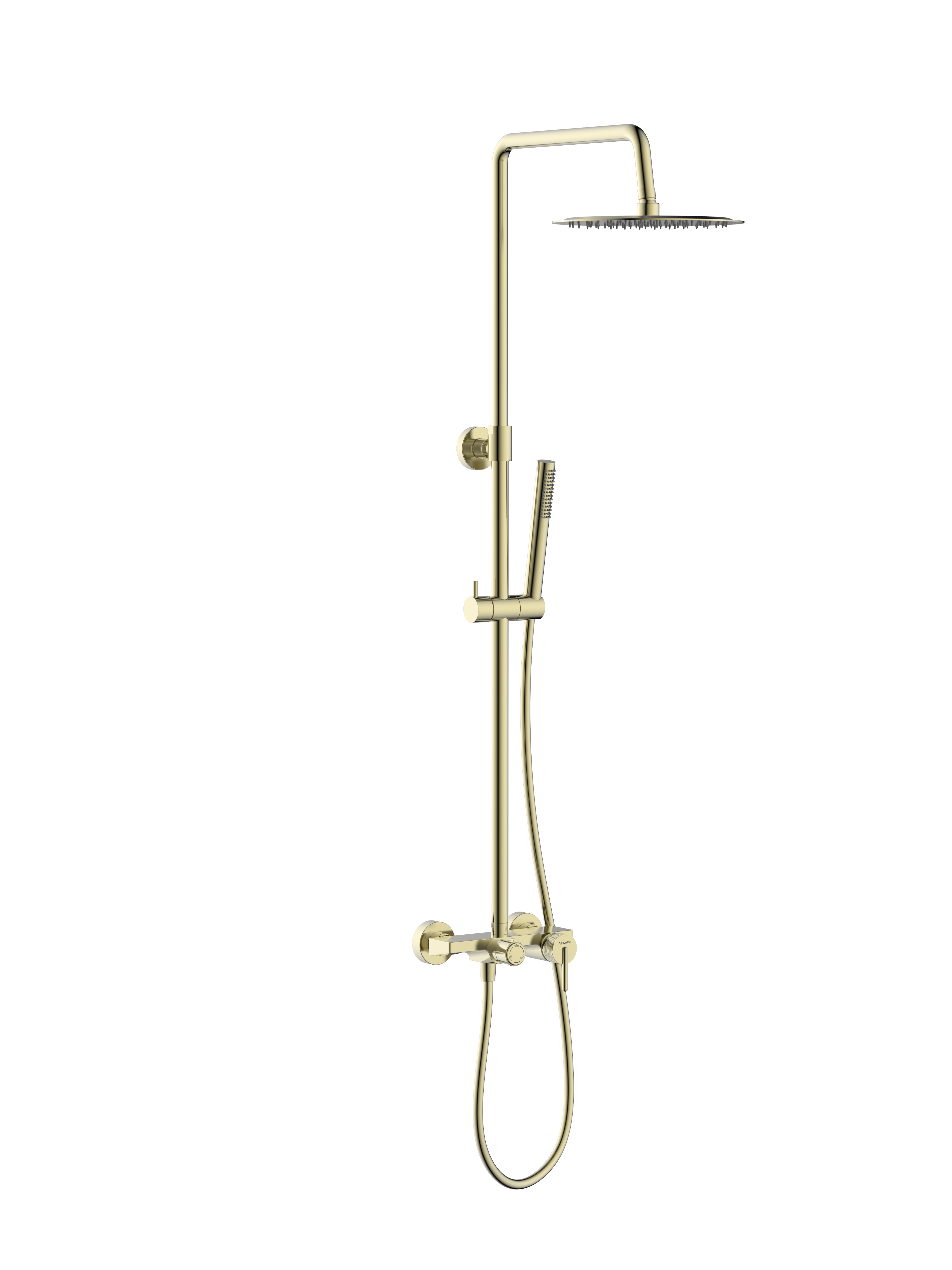 Kolumna prysznicowa z baterią DIO Brushed Gold Valvex
