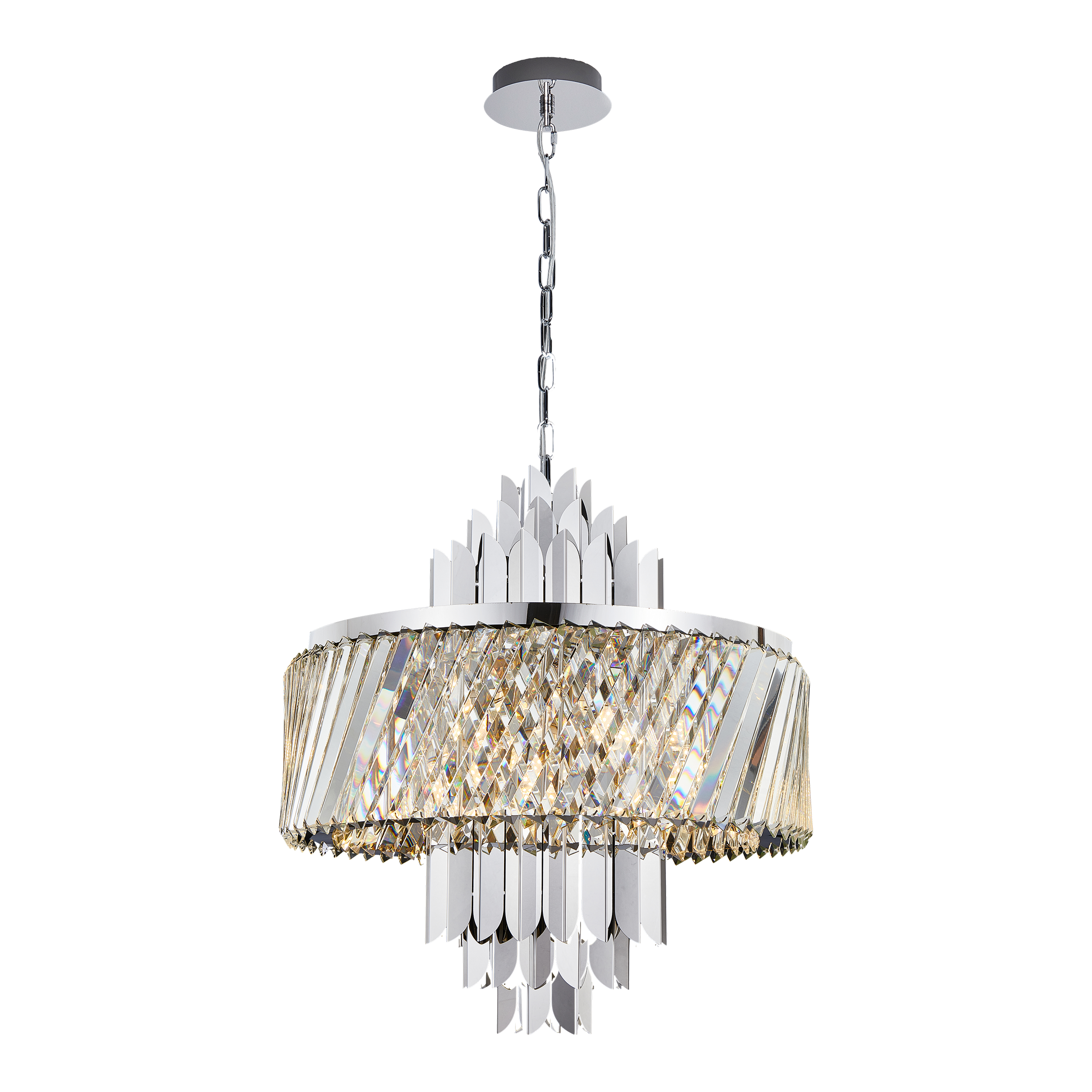 Żyrandol Margot 9xE14 10W chrom Milagro