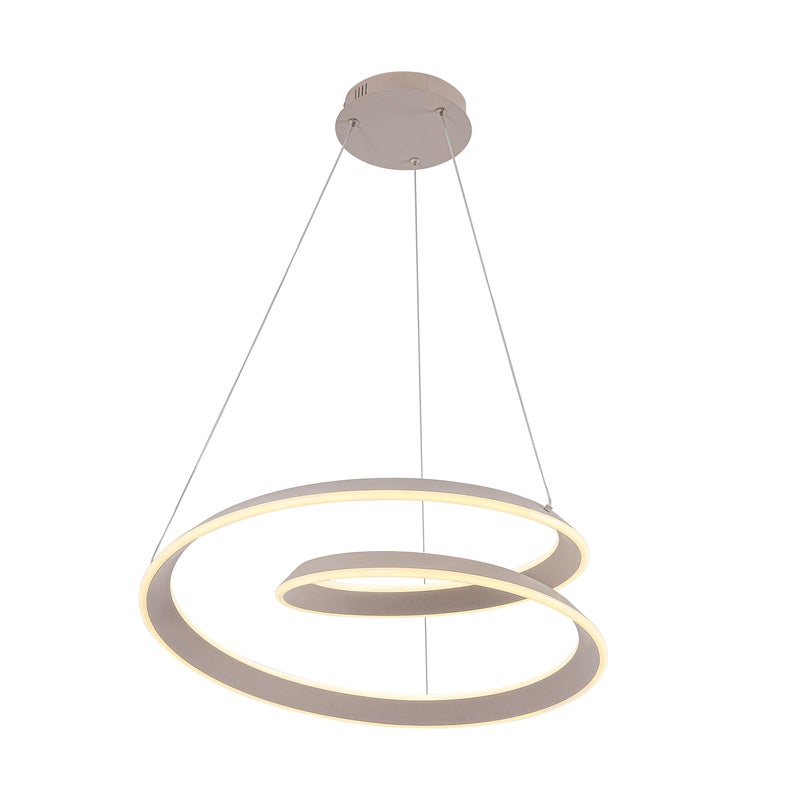 Zdjęcia - Żyrandol / lampa Goldlux Lampa wisząca Cashmere twist LED 10500 lm 75 W neutralna barwa kaszmirowa