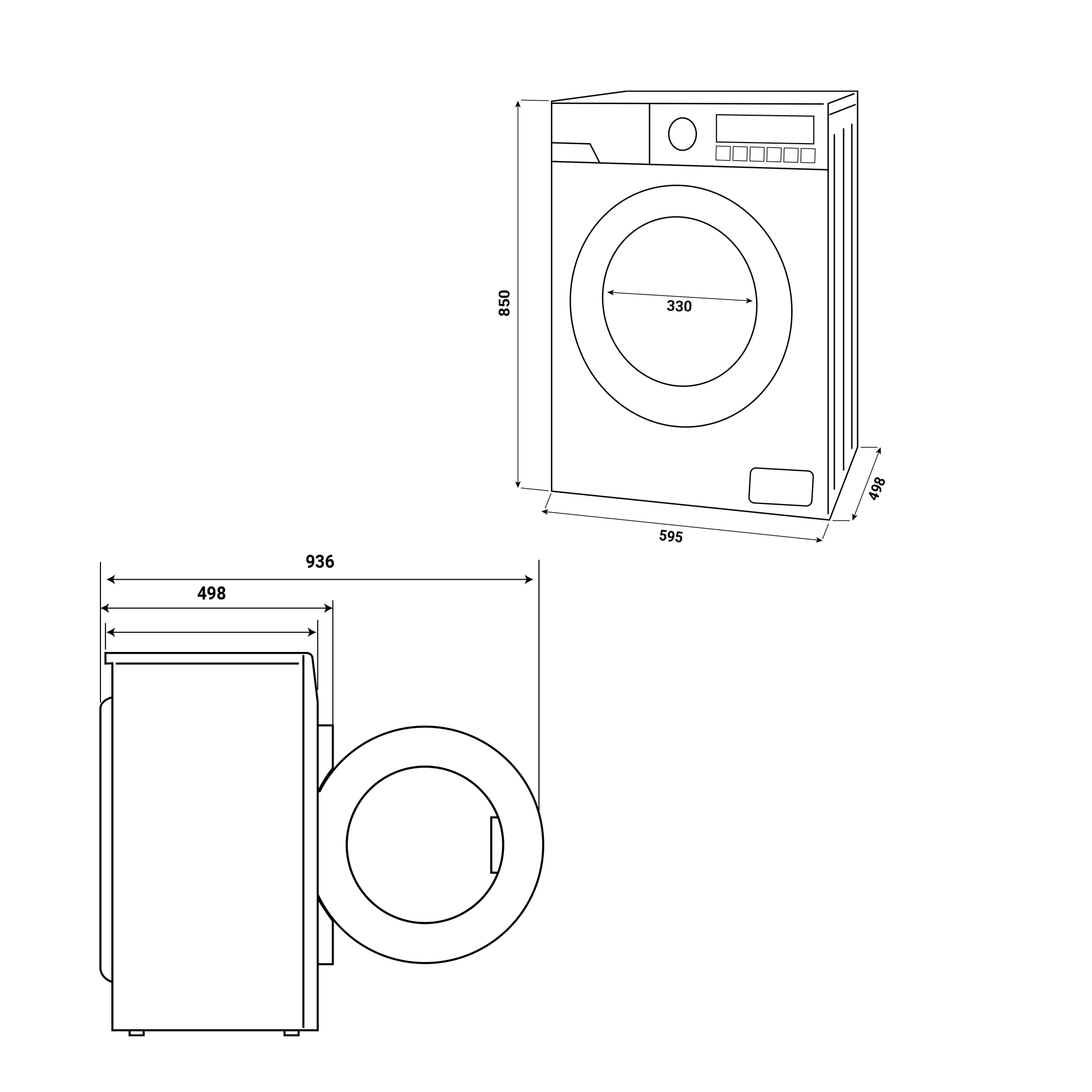 Lavadora FAGOR 5FE-12614 carga frontal 12 Kg 1400 rpm 15 programas clase A blanco - 2