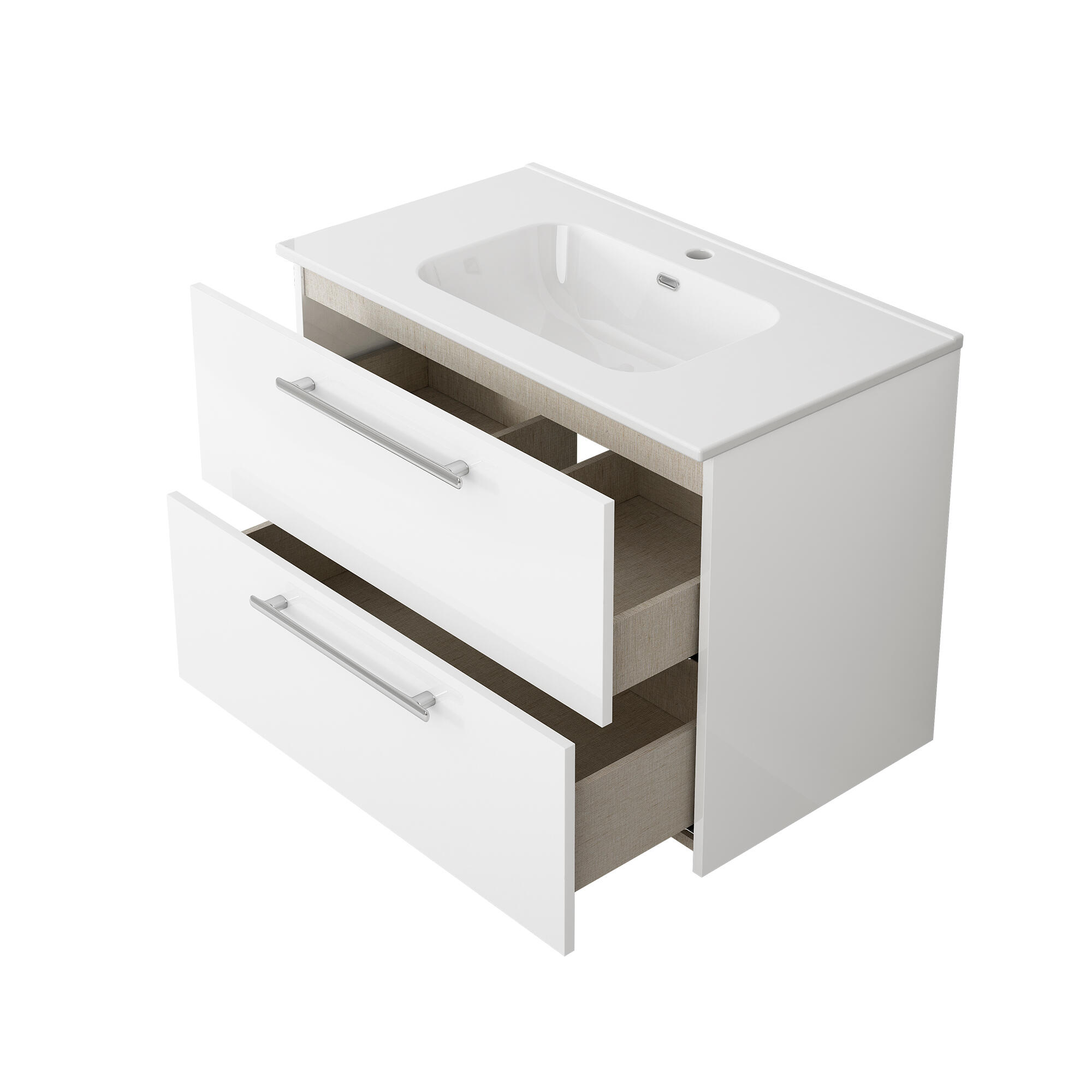 Mueble de baño Remix2 blanco 80x45 cm (lavabo no incluido) - 7