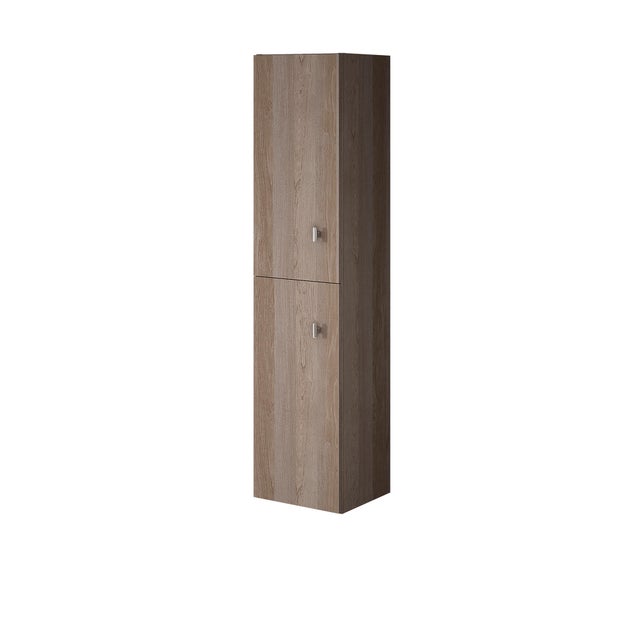 Columna de baño REMIX2 roble gris 35x150.6x31.8 cm