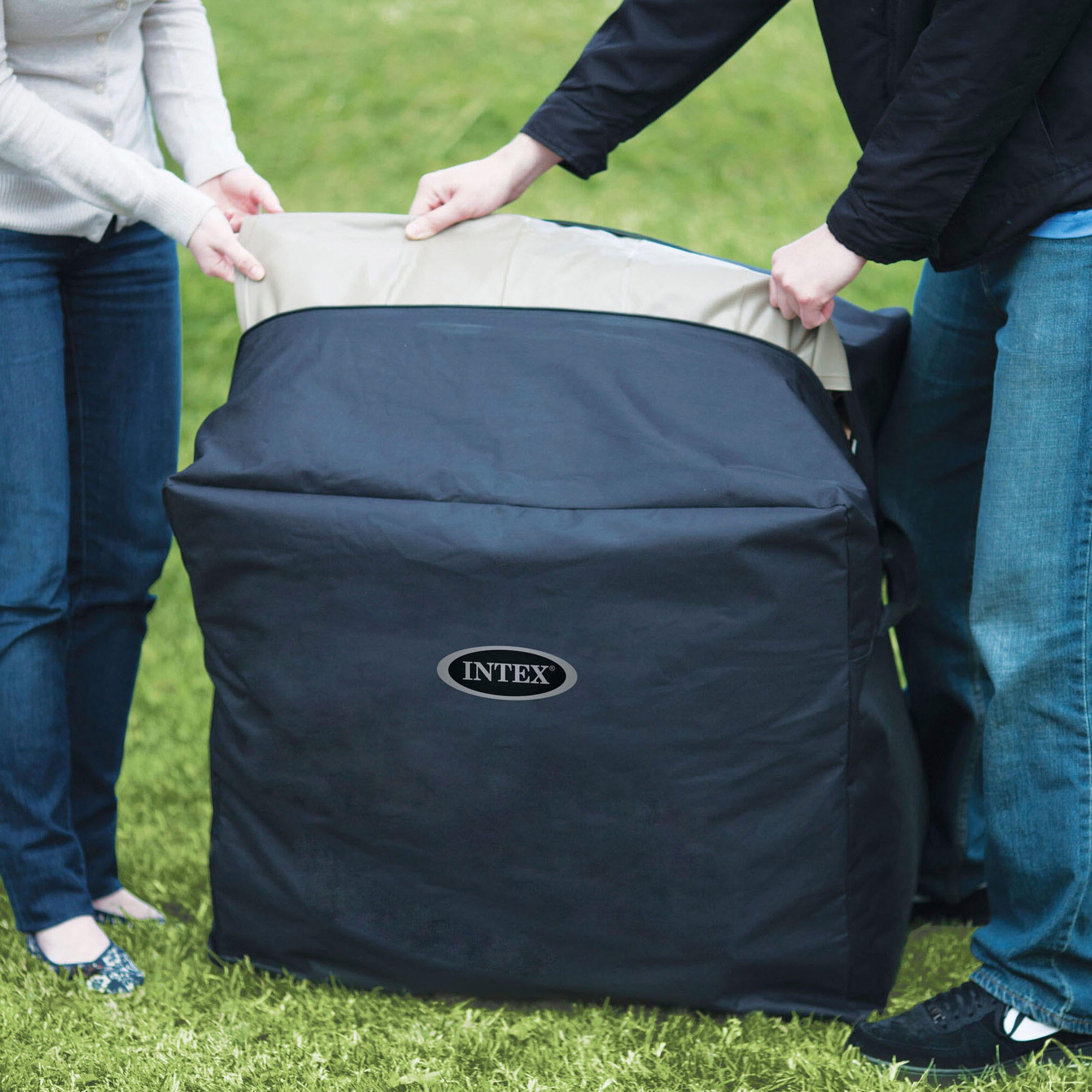 	
Spa nflável Greystron Delux 175x175x71 cm Intex - 5