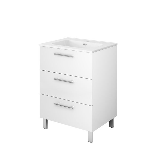 Mueble de baño Remix2 blanco 60x45 cm (lavabo no incluido)