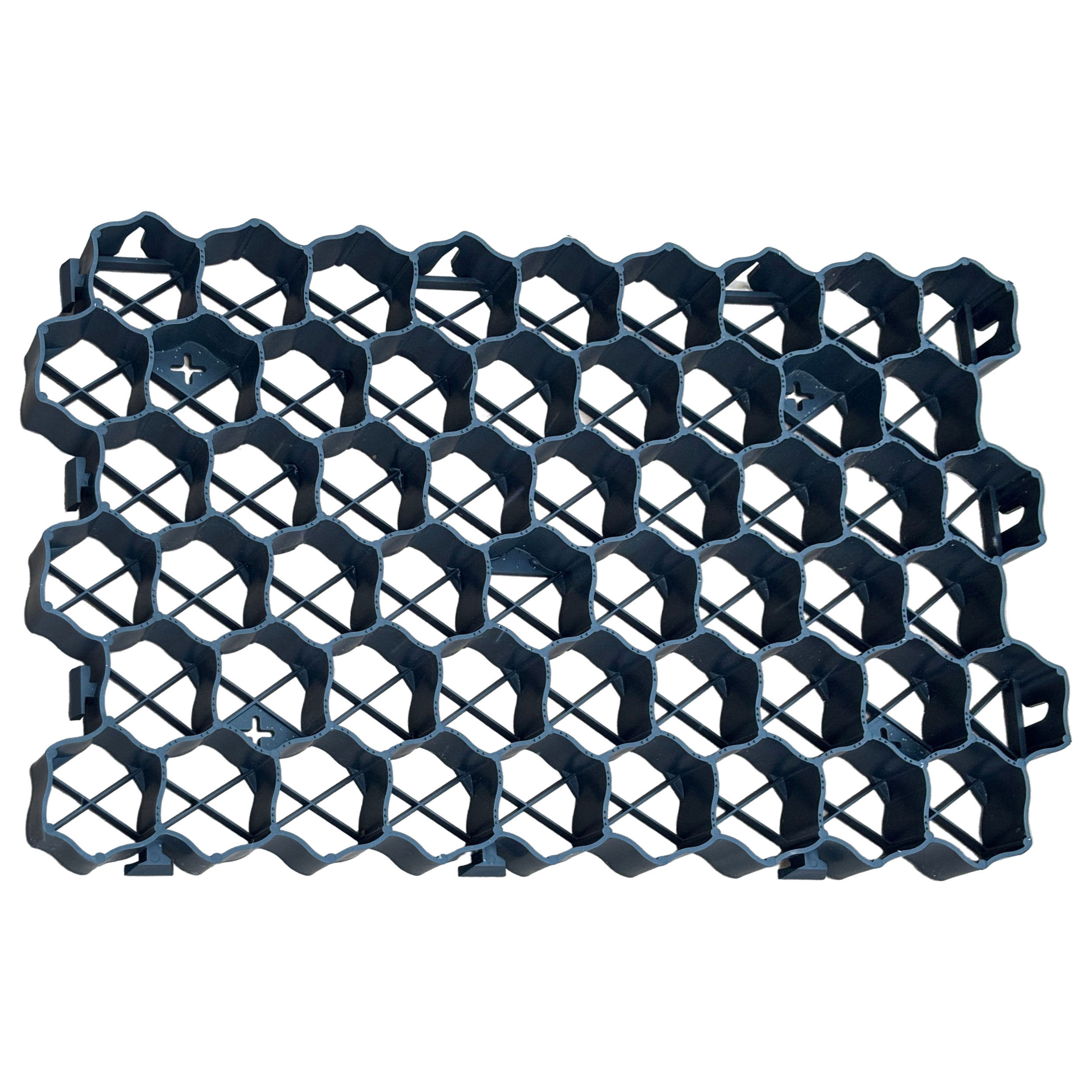 Kratka trawnikowa ażurowa 60x40x3 cm czarna