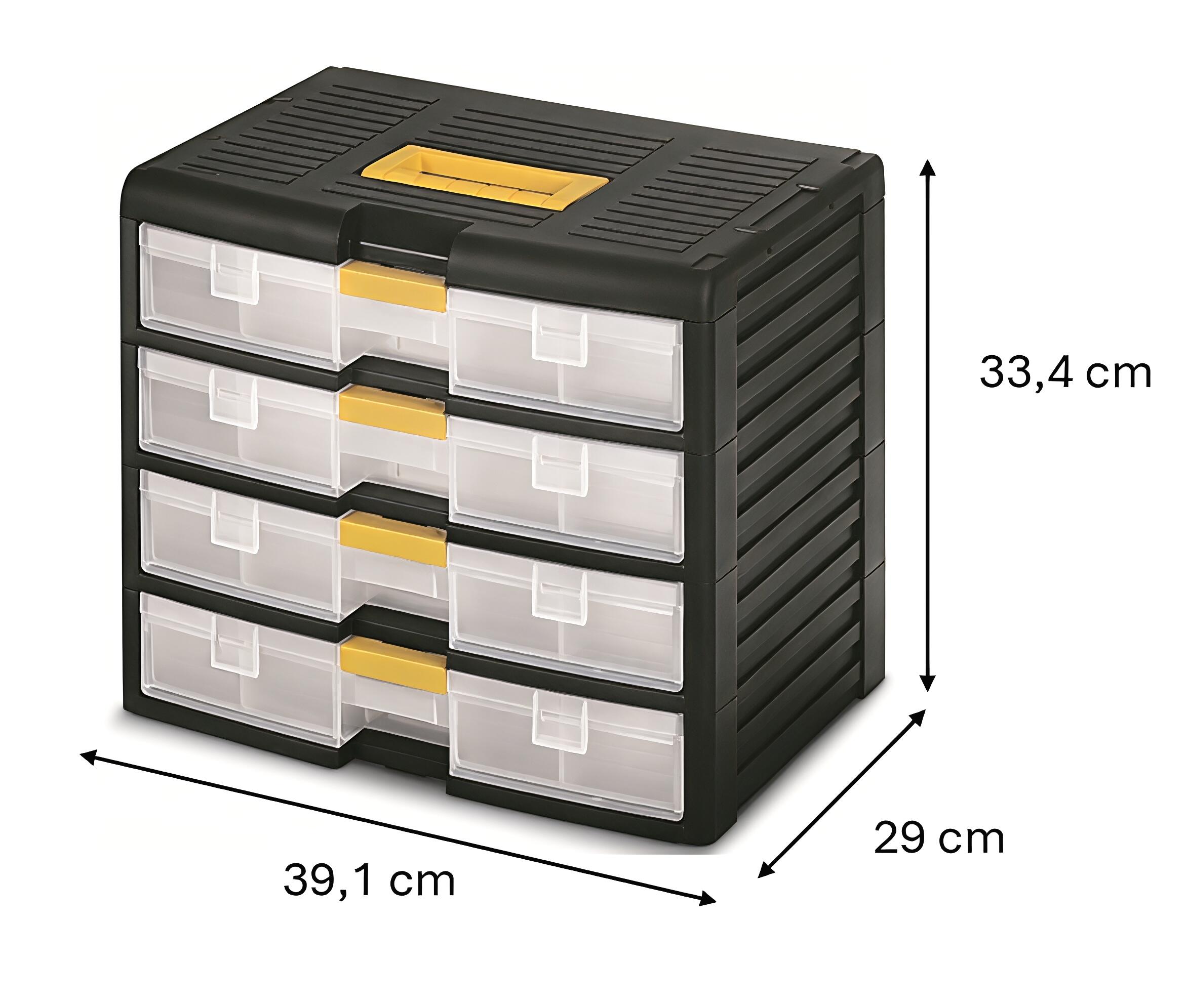 Casier à vis plastique transportable 9 compartiments fixes - TERRY - 2