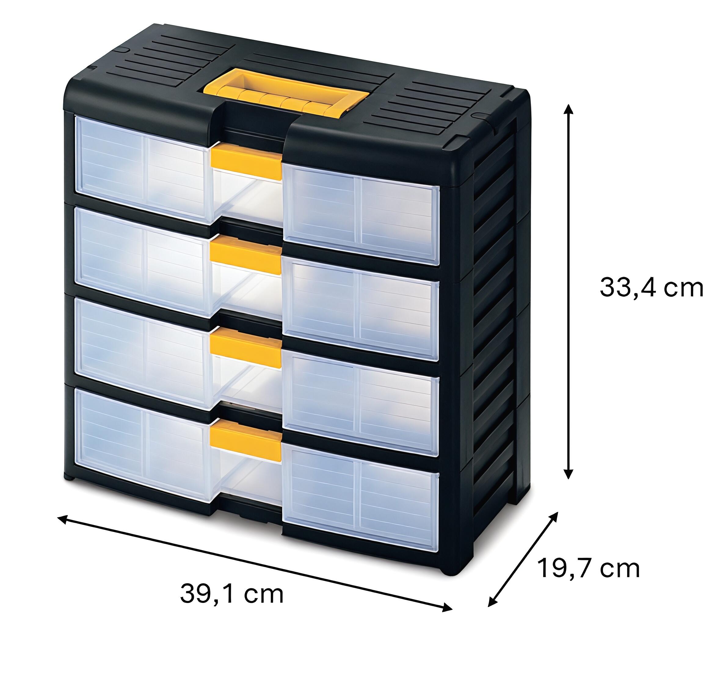 Casier à vis plastique transportable 16 compartiments fixes - TERRY - 2