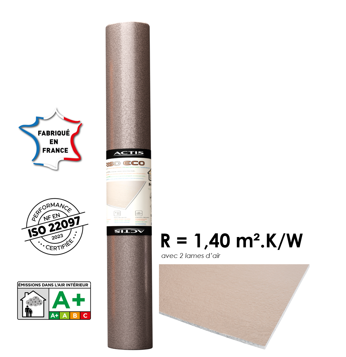 Isolant réflecteur polyvalent Triso Eco ACTIS 10 x 1,5 m - 2