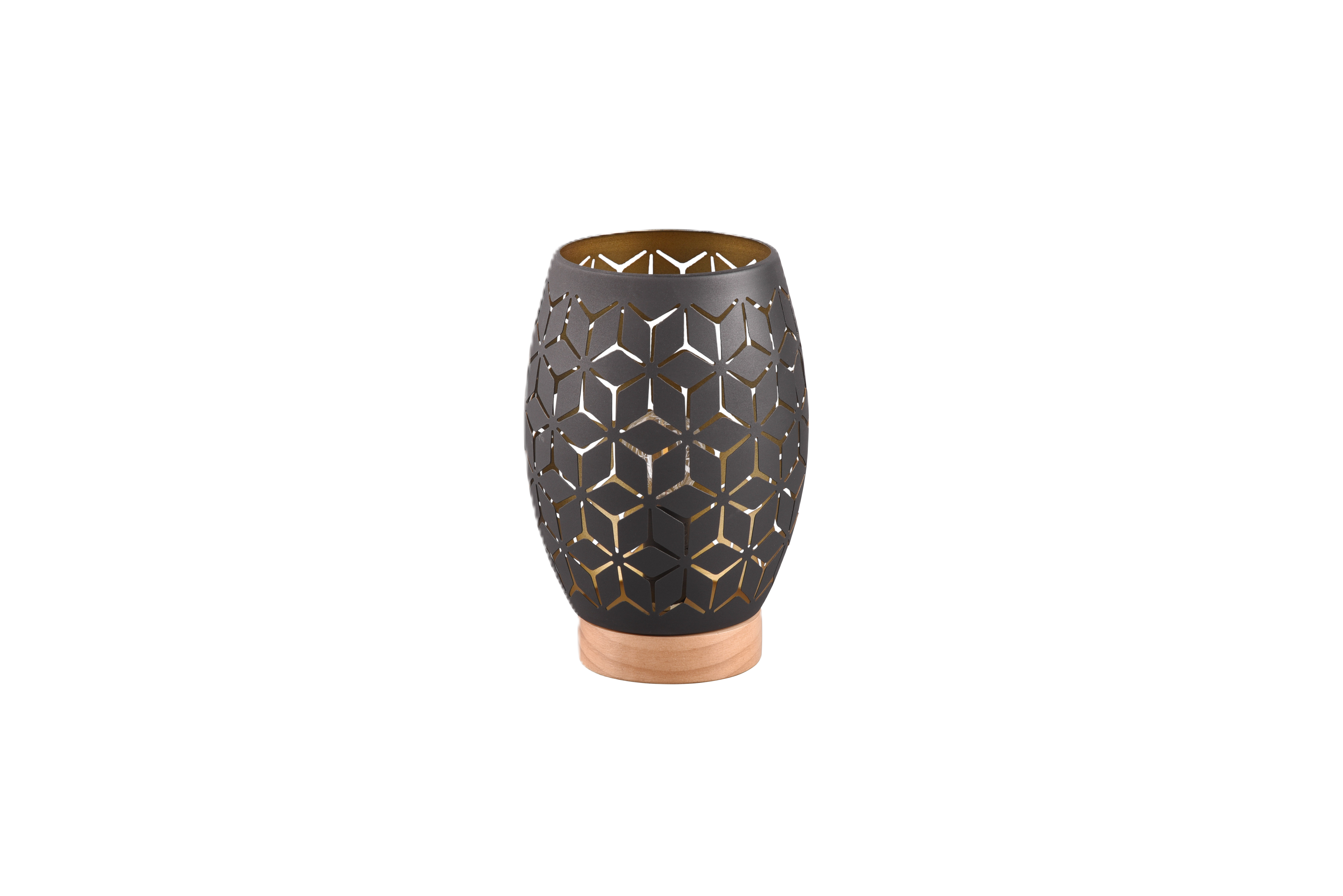 Lampa stołowa Bidar E27 28W czarno-złota Trio Lighting Inter