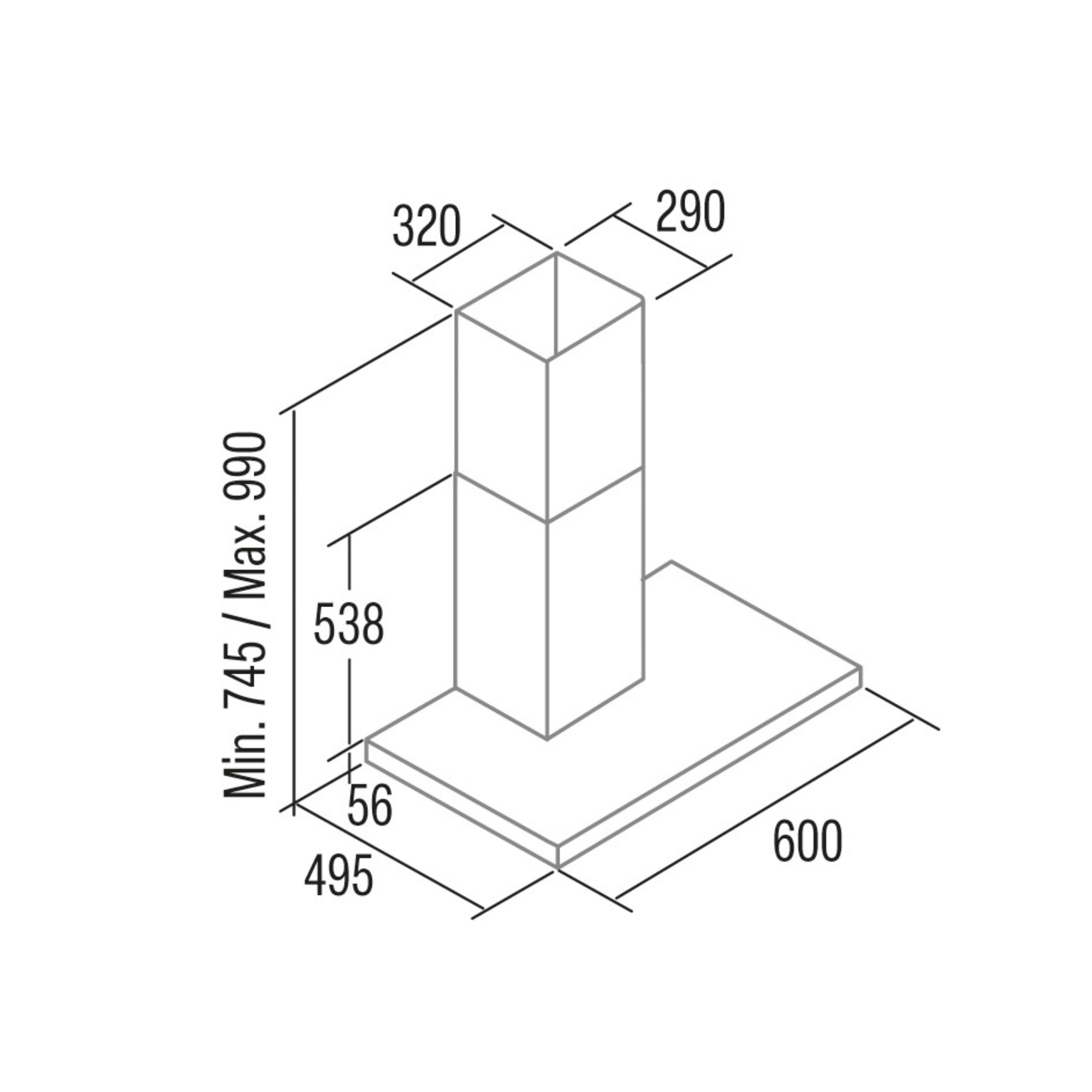 Exaustor de parede Cata Sygma 6010 X - 5