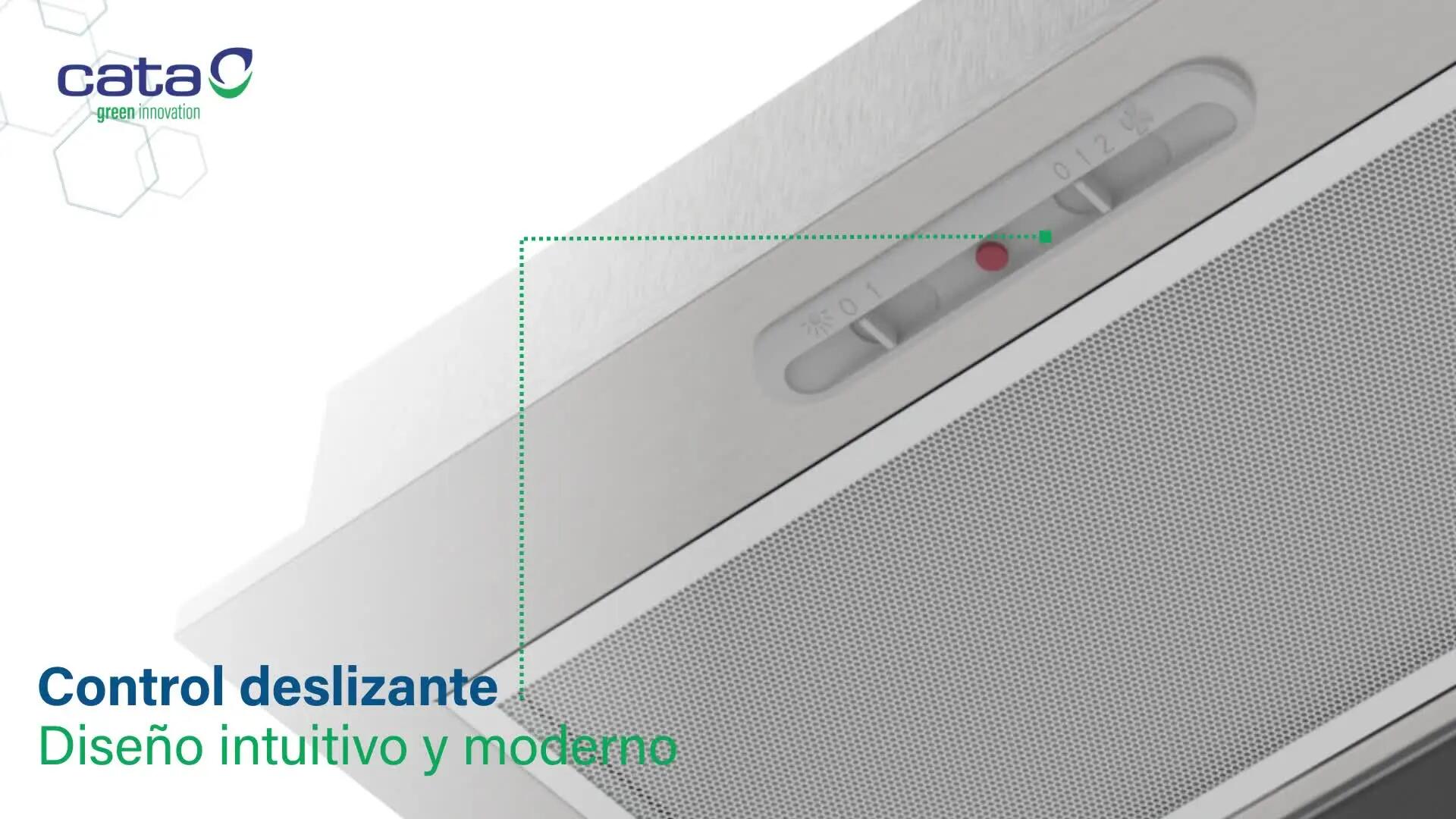 Grupo filtrante CATA Campana Extractora Encastrable con 2 velocidades 51 cm 390 m/h inox clase C - 4