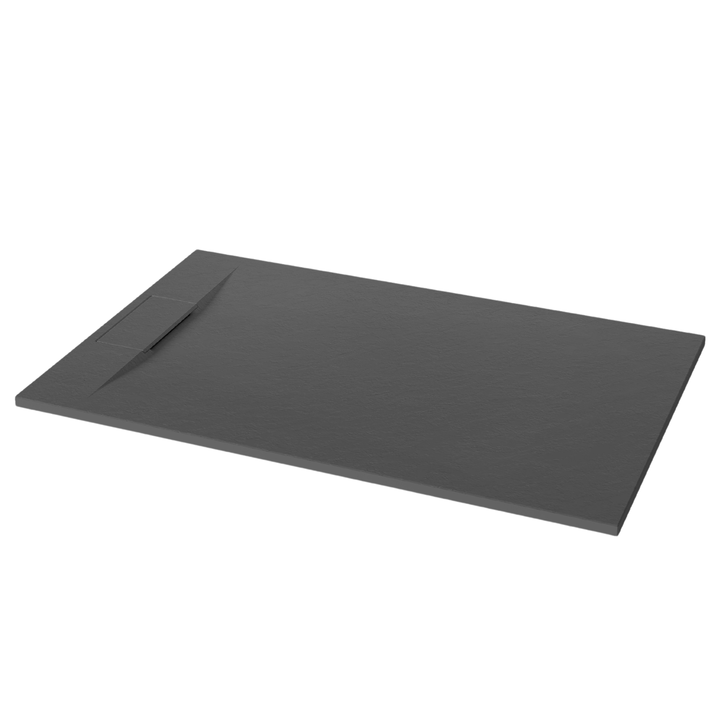 Brodzik do kabiny prysznicowej prostokątny Alvero 120x90 cm czarny Invena