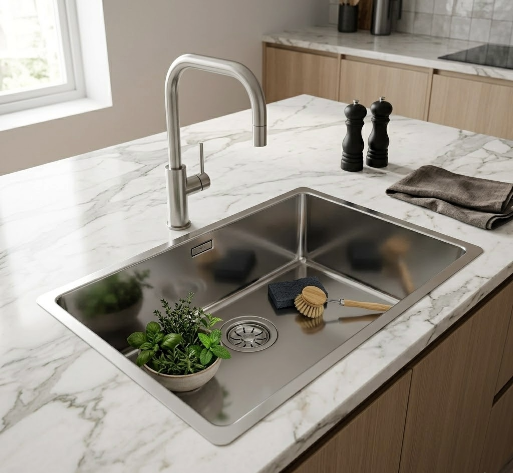 FREGADERO DE COCINA 1 SENO TEKA 54 X 44 X 20 CM - 3