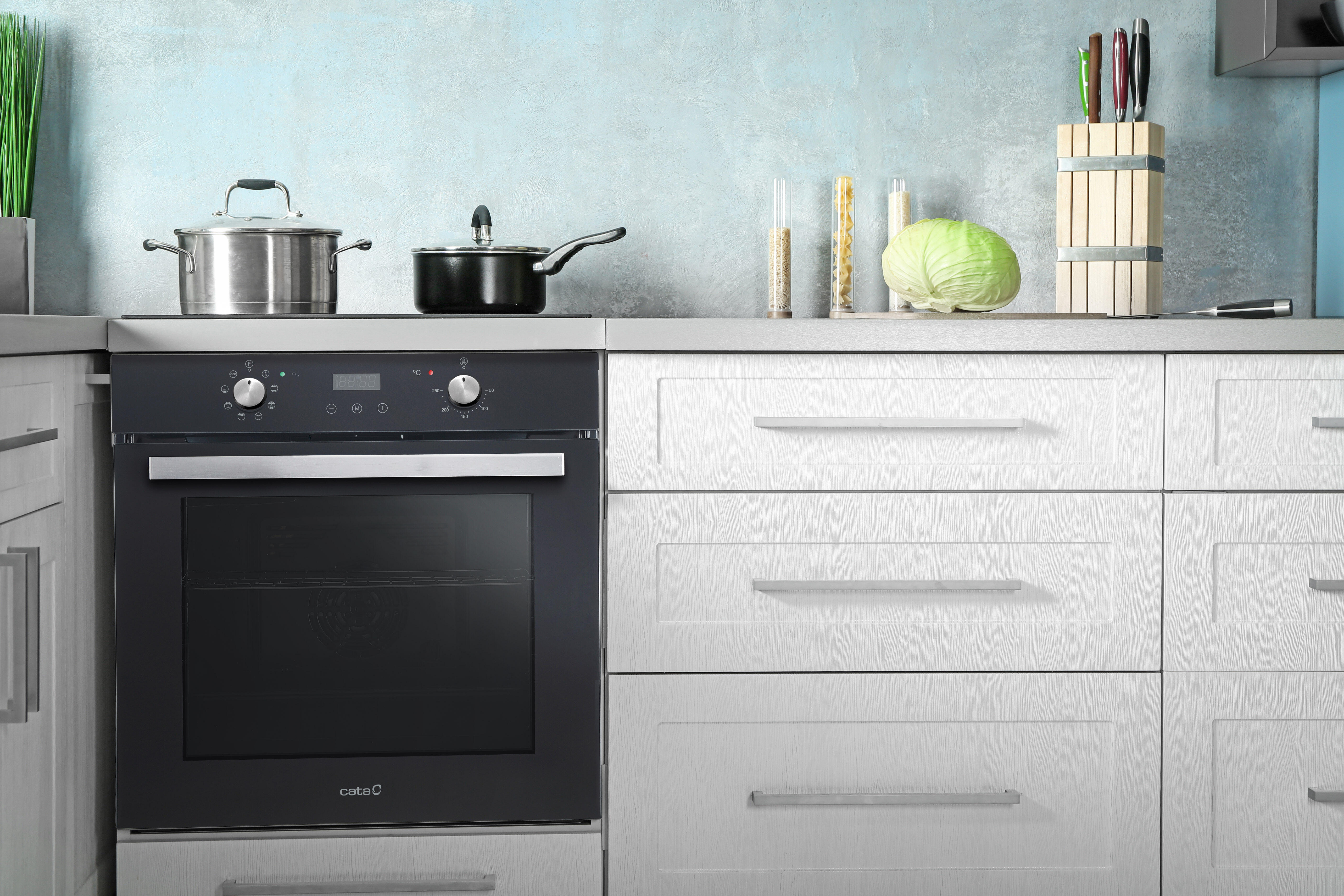 Forno de encastrar multifunções 59.5 x 54.7 x  59.5 cm preto Cata MDHS 706 - 4