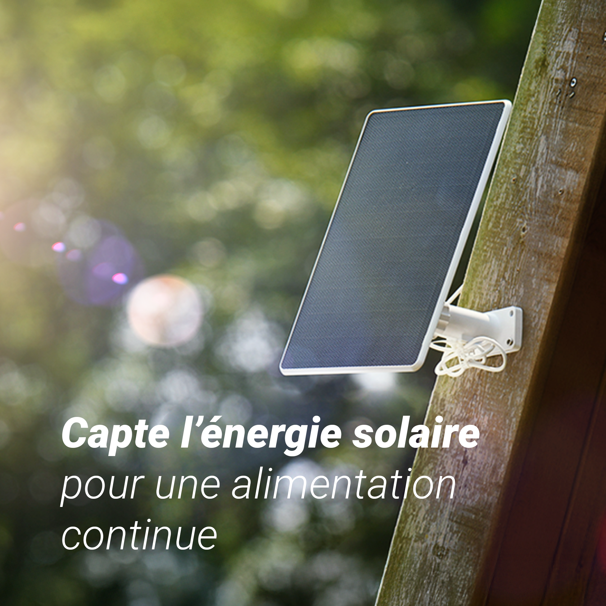 Panneau solaire 8W pour caméras Ezviz sur batterie avec port USB-C - 2