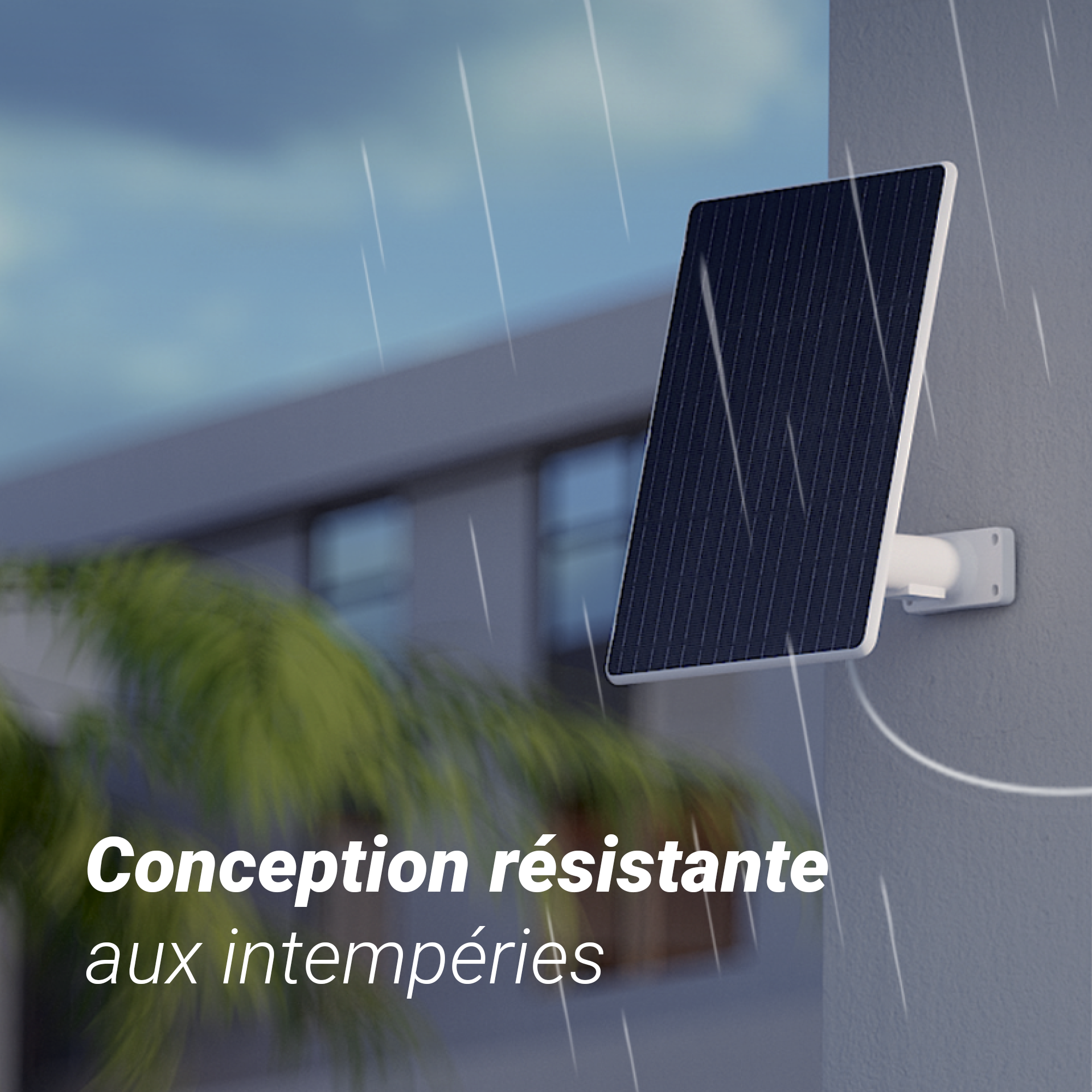 Panneau solaire 8W pour caméras Ezviz sur batterie avec port USB-C - 3
